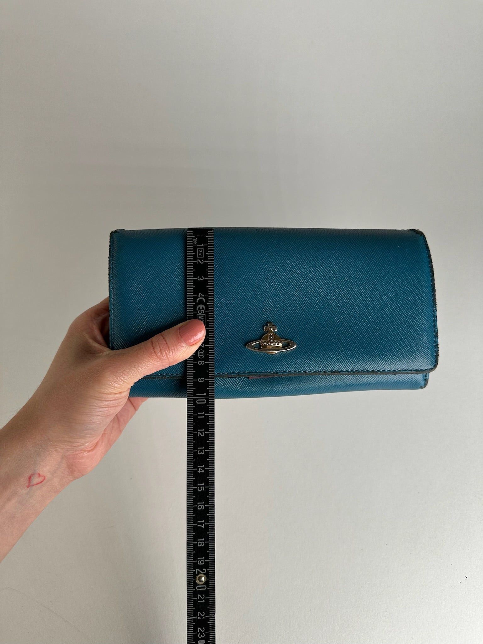 Vivienne Westwood Vintage Leather Wallet Blue Size ONE SIZE - 10 Thumbnail