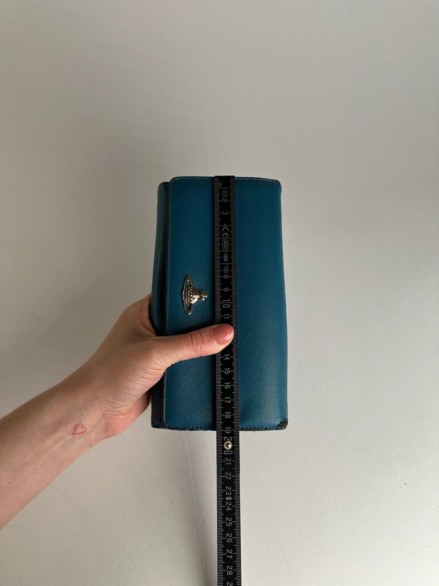 Vivienne Westwood Vintage Leather Wallet Blue Size ONE SIZE - 11 Thumbnail