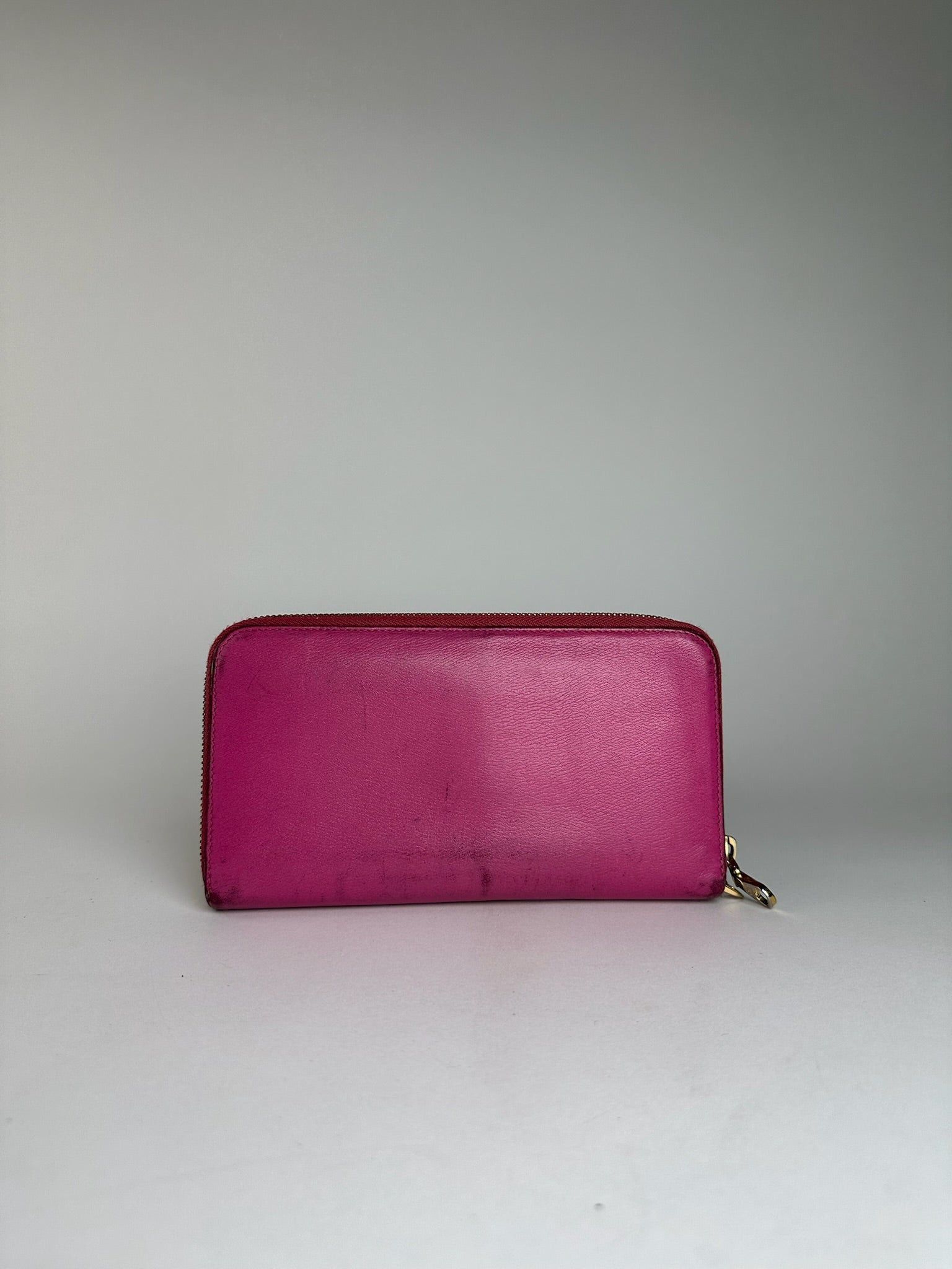 Loewe Vintage Madrid Leather Wallet Pink Size ONE SIZE - 7 Thumbnail