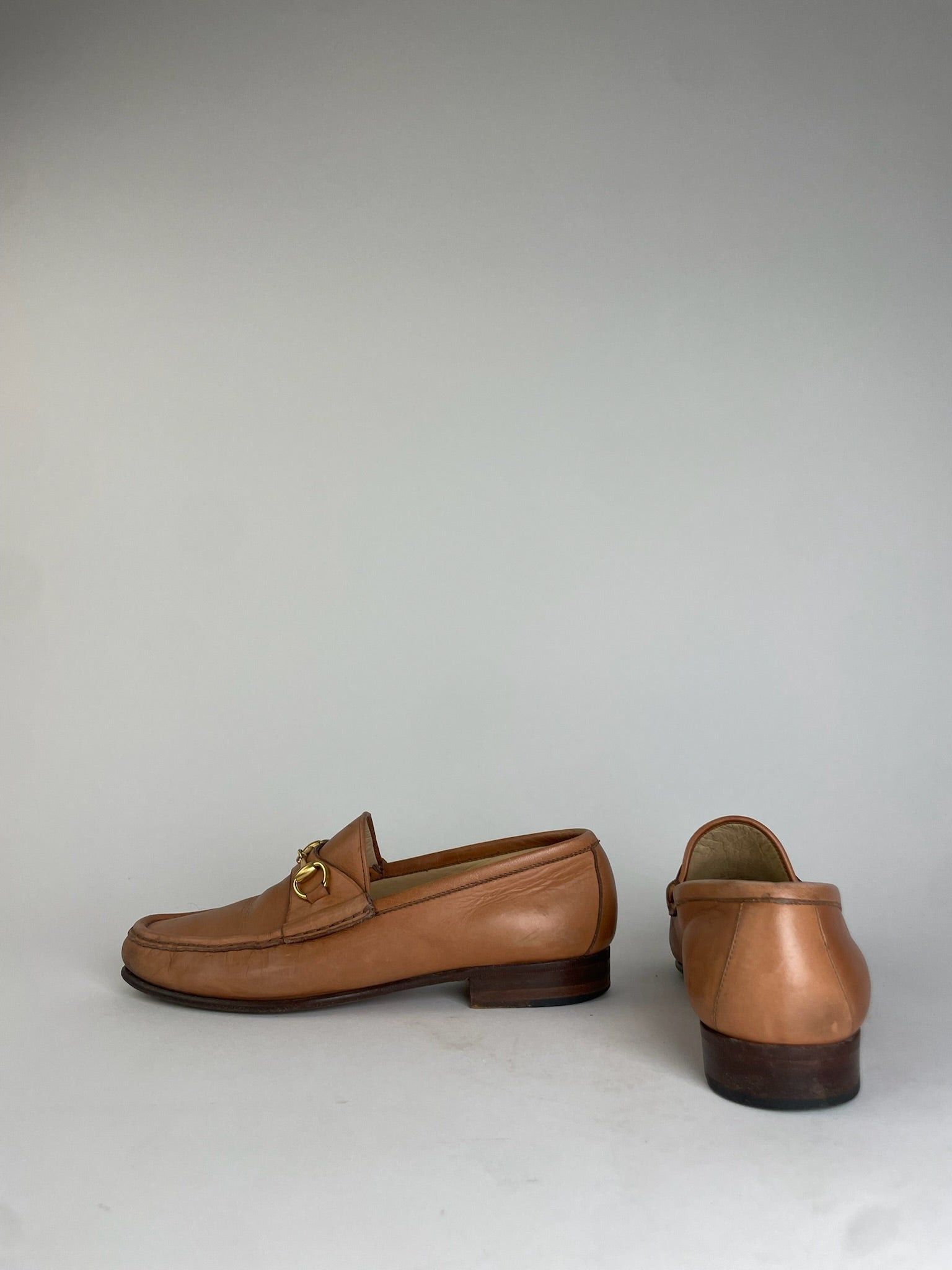 Gucci Vintage Horsebit Leather Loafer Brown Size US 5 / IT 35 - 2 Thumbnail