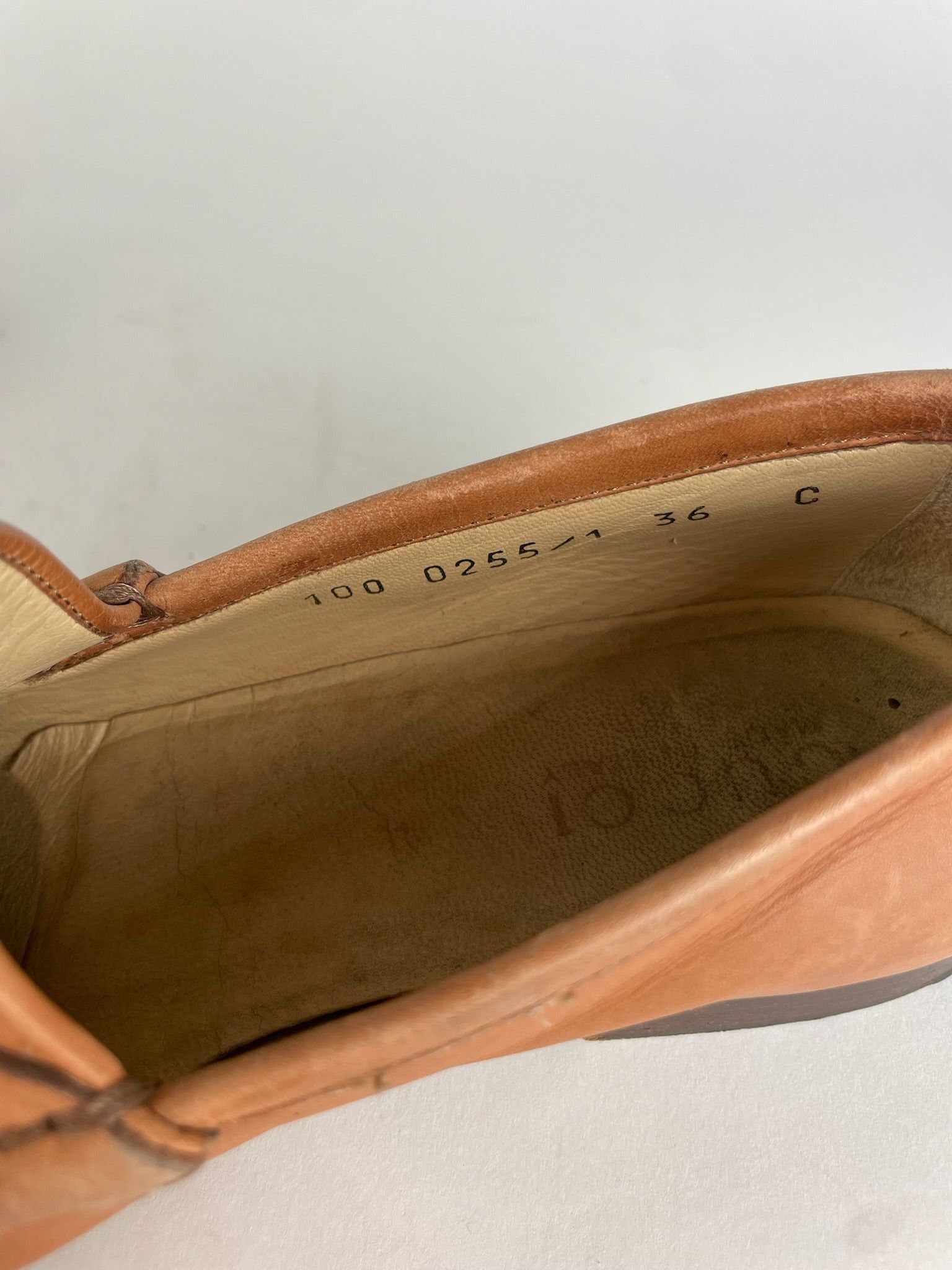 Gucci Vintage Horsebit Leather Loafer Brown Size US 5 / IT 35 - 7 Thumbnail