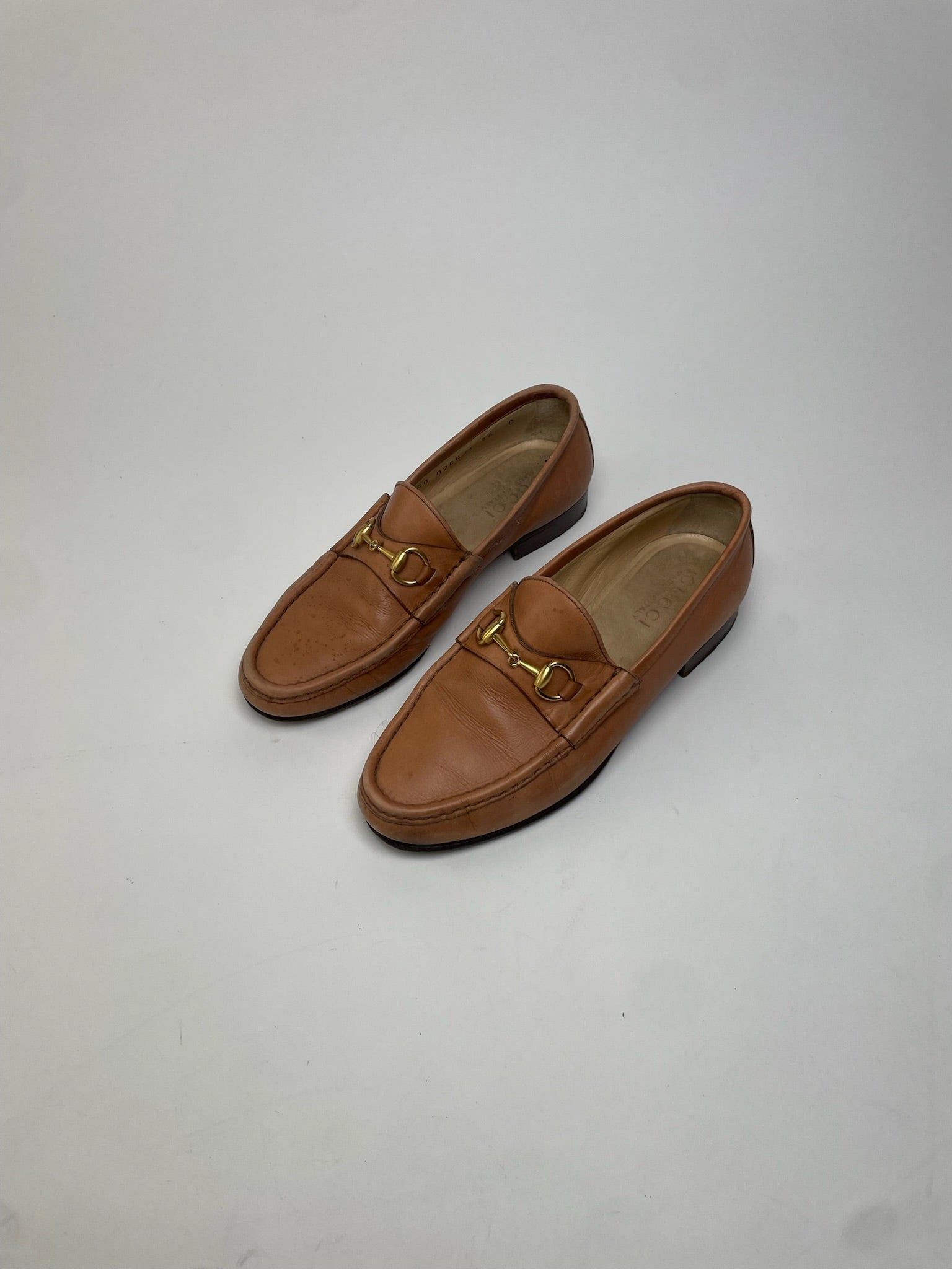 Gucci Vintage Horsebit Leather Loafer Brown Size US 5 / IT 35 - 10 Thumbnail