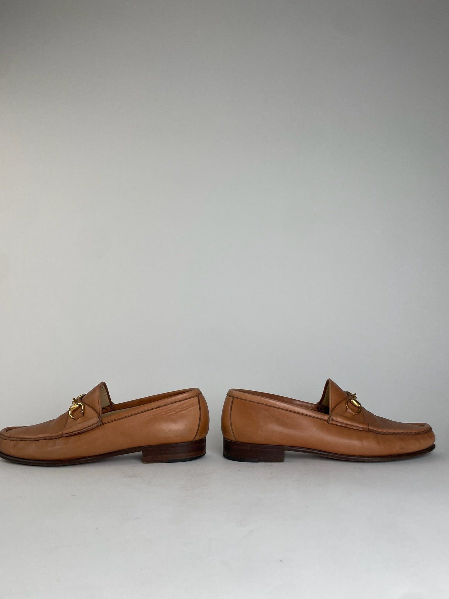 Gucci Vintage Horsebit Leather Loafer Brown Size US 5 / IT 35 - 3 Thumbnail