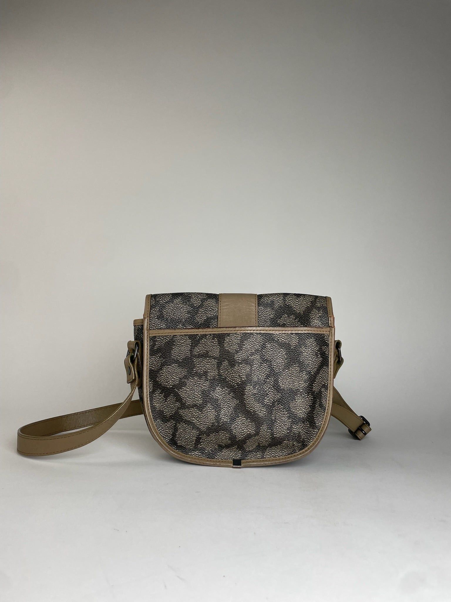 Other Vintage Yves Saint Laurent Stone Emblossed Leather Shoulder Size ONE SIZE - 2 Thumbnail
