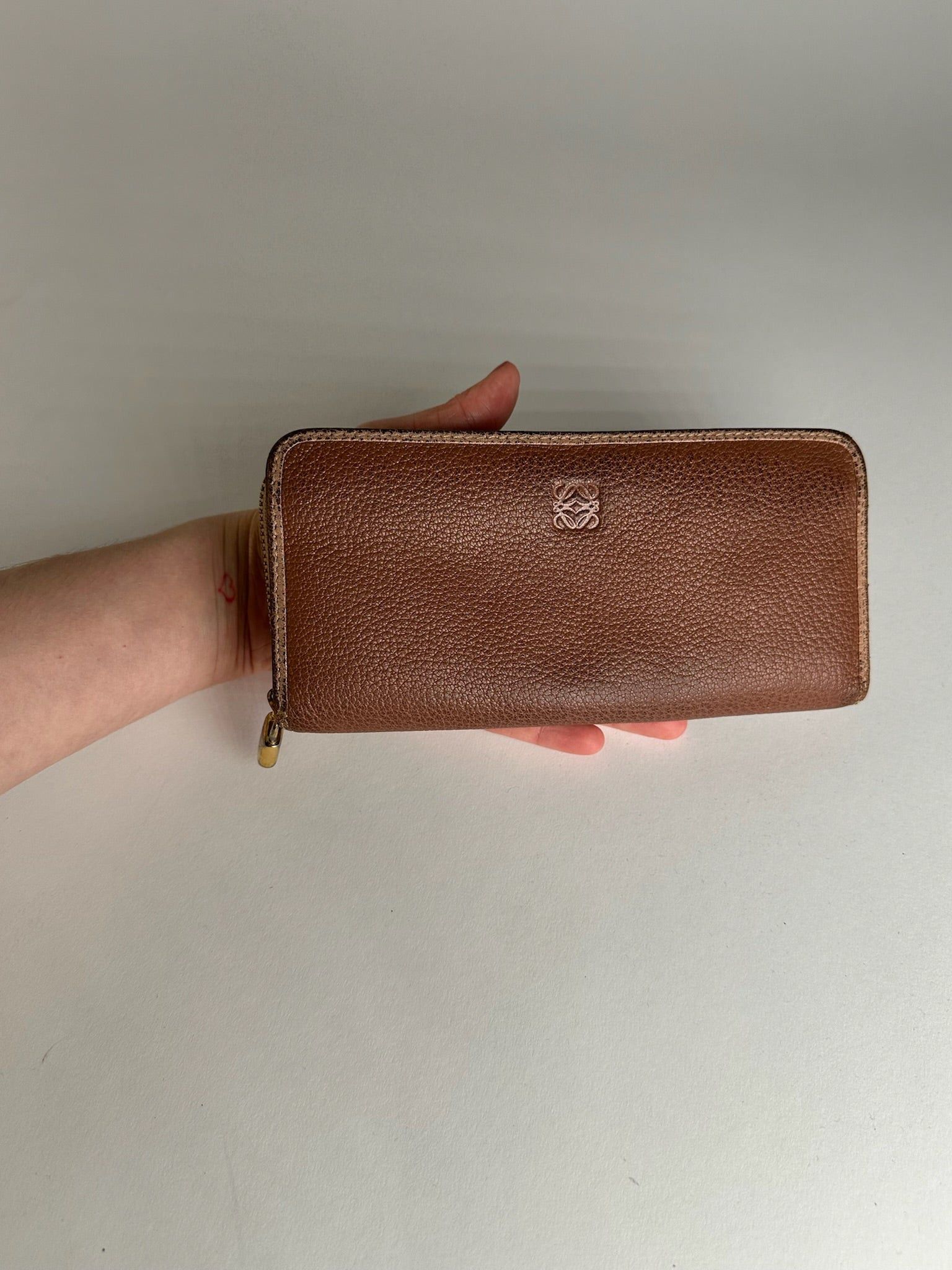 Loewe Vintage Madrid Leather Wallet Brown Size ONE SIZE - 7 Thumbnail