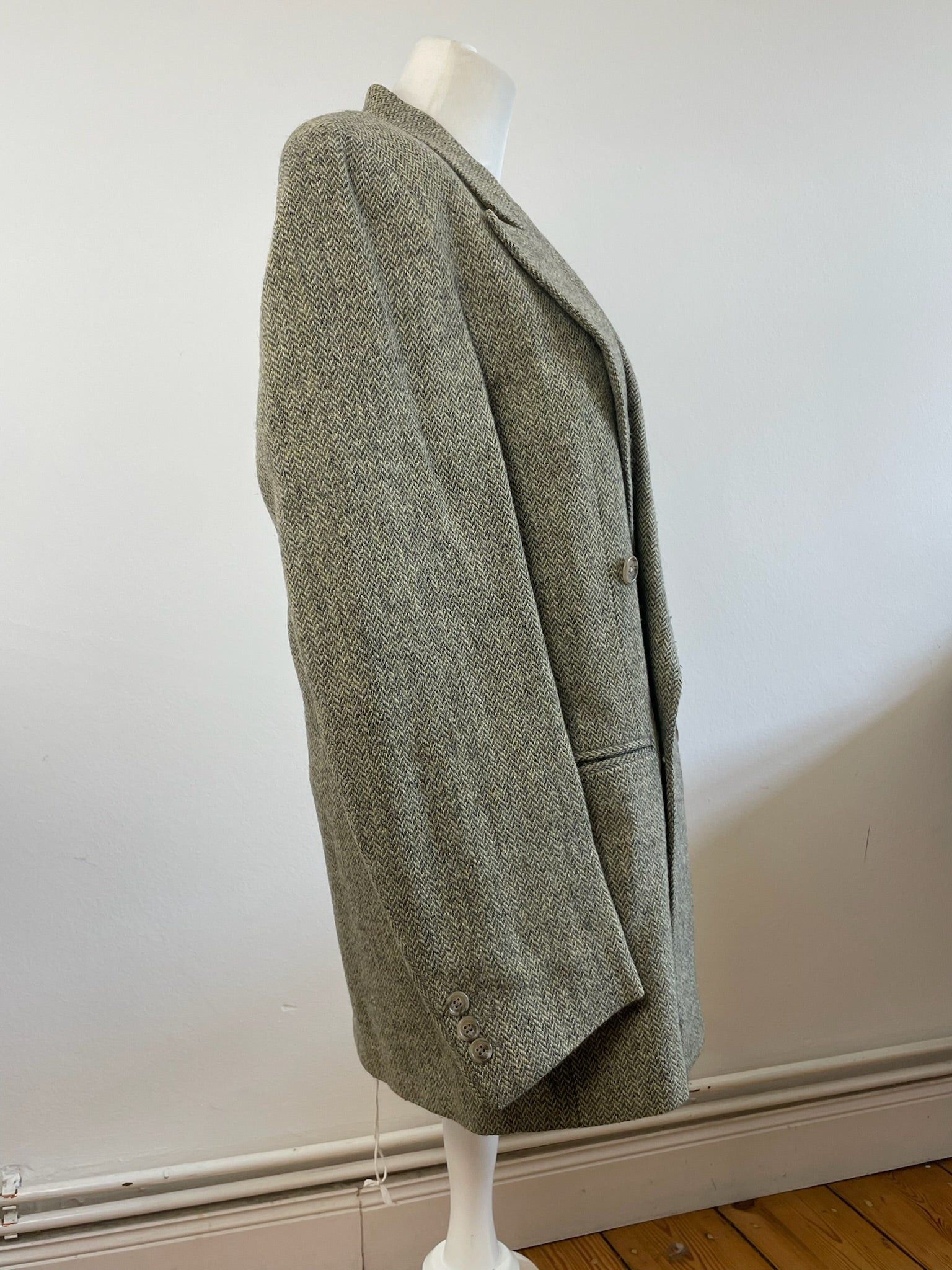 Fendi Vintage wool blazer / short coat brown grey Size M / US 6-8 / IT 42-44 - 4 Thumbnail