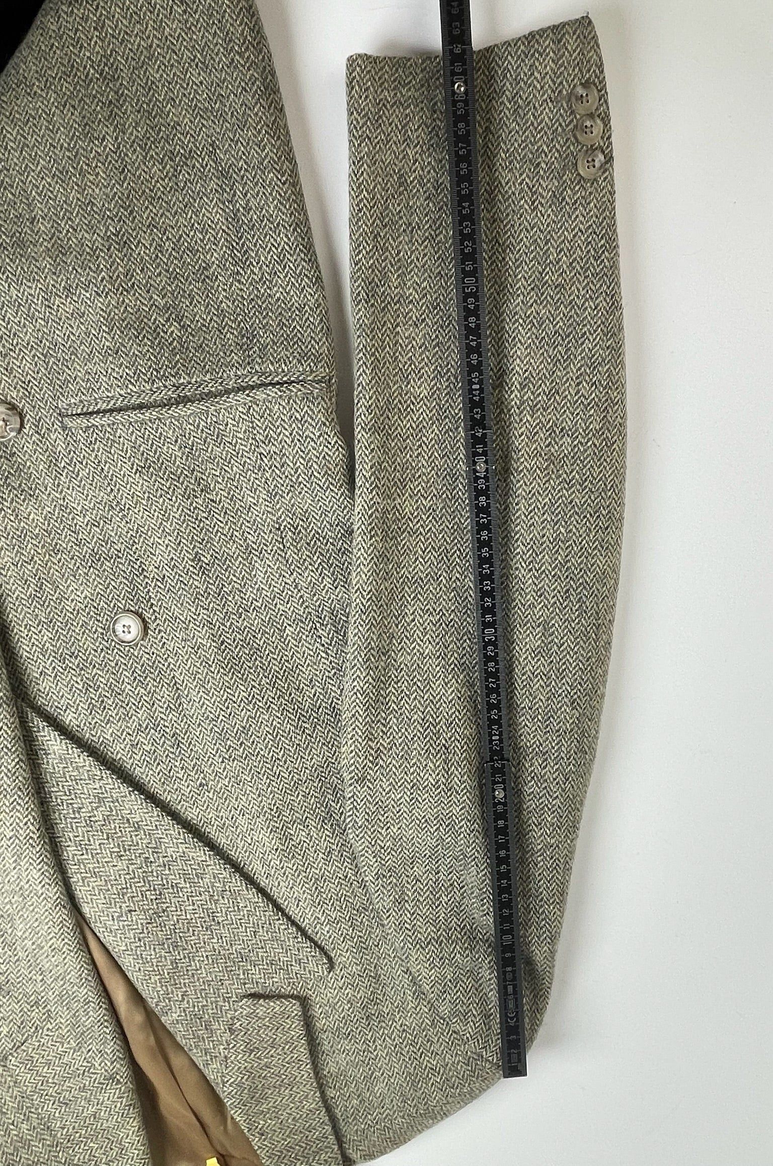 Fendi Vintage wool blazer / short coat brown grey Size M / US 6-8 / IT 42-44 - 11 Thumbnail