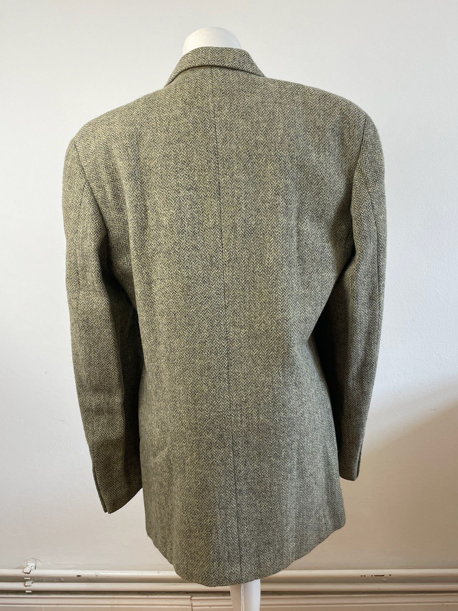 Fendi Vintage wool blazer / short coat brown grey Size M / US 6-8 / IT 42-44 - 3 Thumbnail