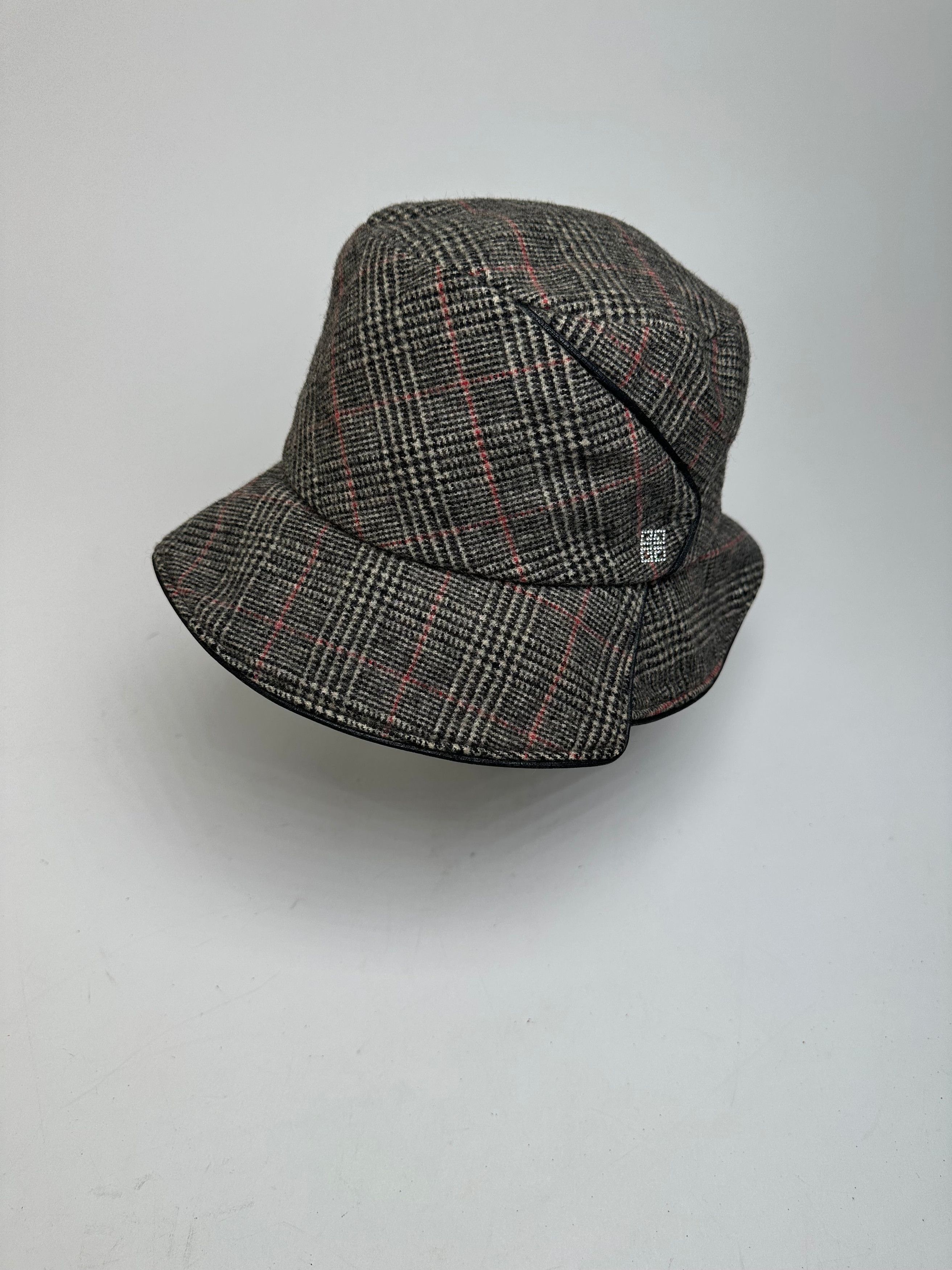 Givenchy Vintage Wool Hat Grey Brown M Size ONE SIZE - 2 Thumbnail