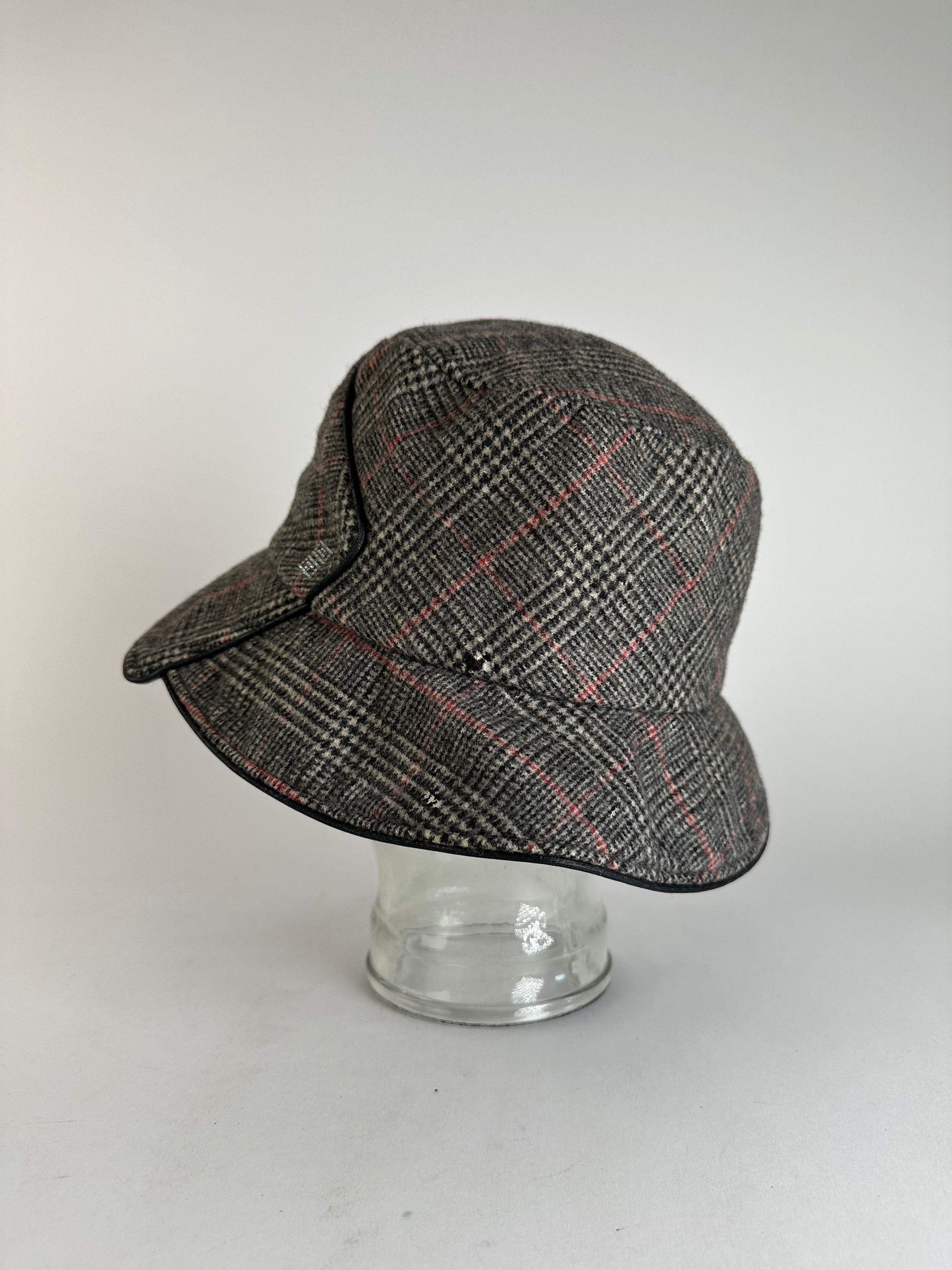 Givenchy Vintage Wool Hat Grey Brown M Size ONE SIZE - 3 Thumbnail