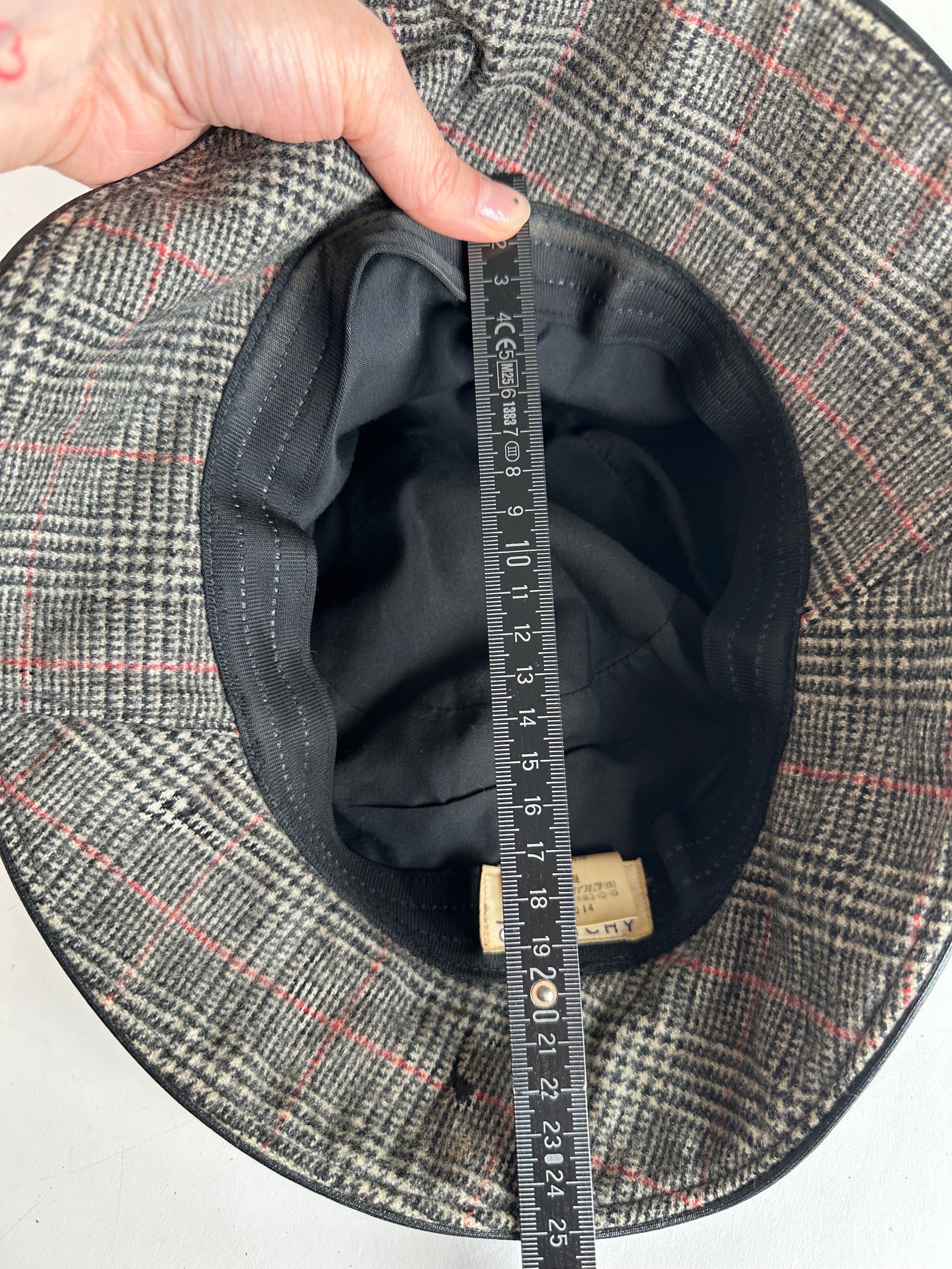 Givenchy Vintage Wool Hat Grey Brown M Size ONE SIZE - 6 Thumbnail