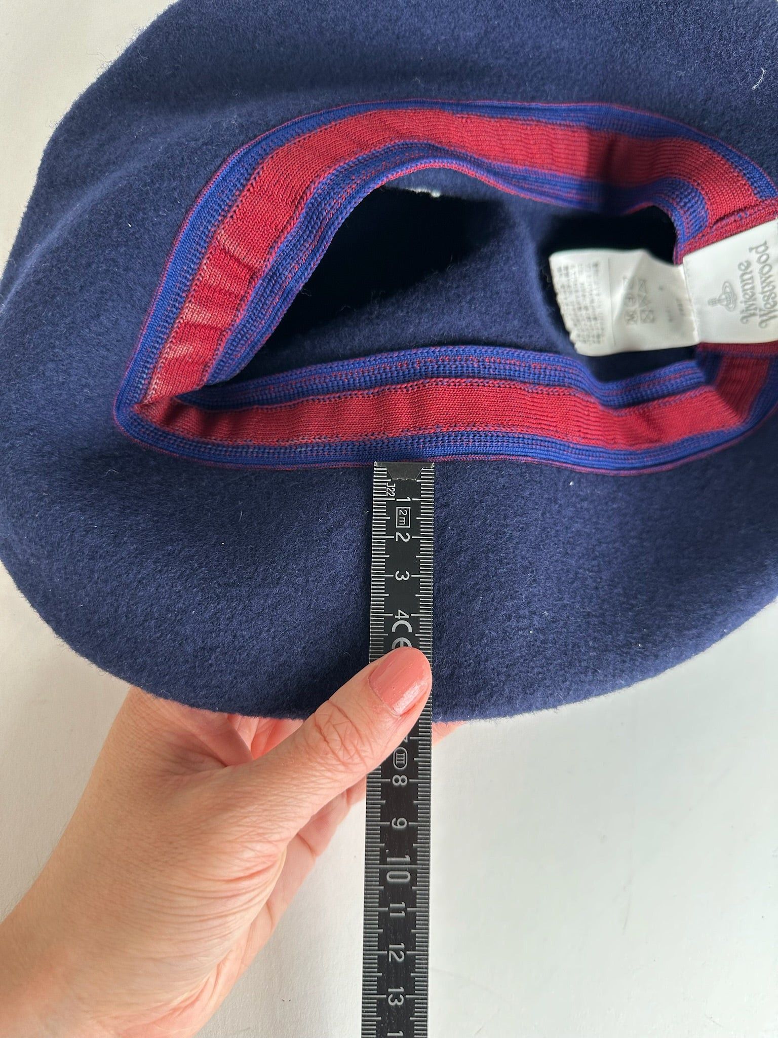 Vivienne Westwood Vintage Wool Bucket Hat Navy M Size ONE SIZE - 5 Thumbnail