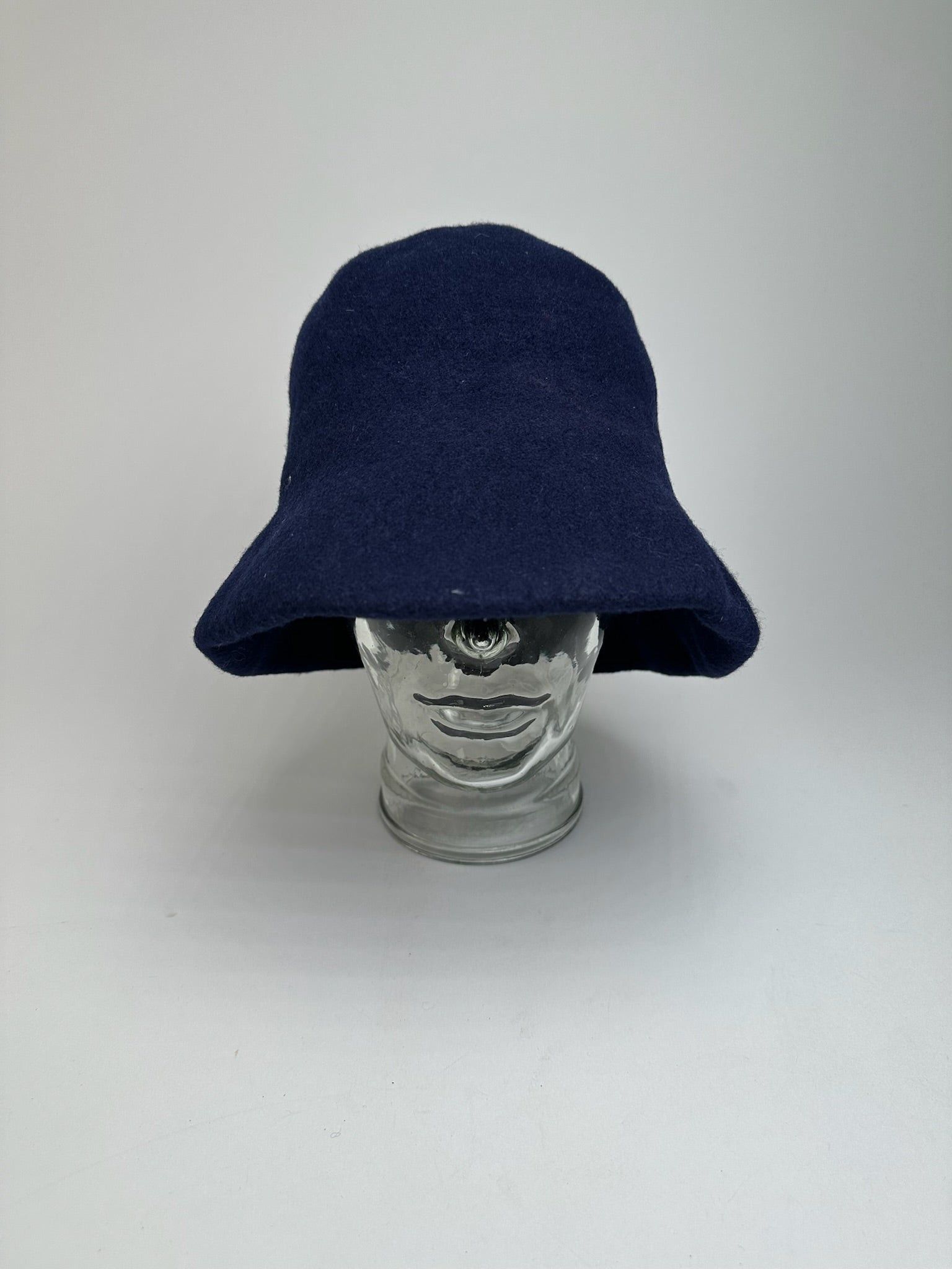 Vivienne Westwood Vintage Wool Bucket Hat Navy M Size ONE SIZE - 2 Thumbnail
