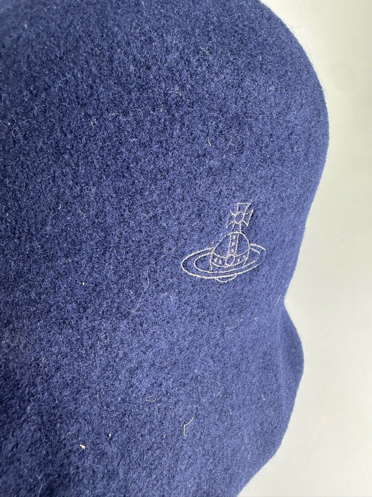 Vivienne Westwood Vintage Wool Bucket Hat Navy M Size ONE SIZE - 9 Thumbnail
