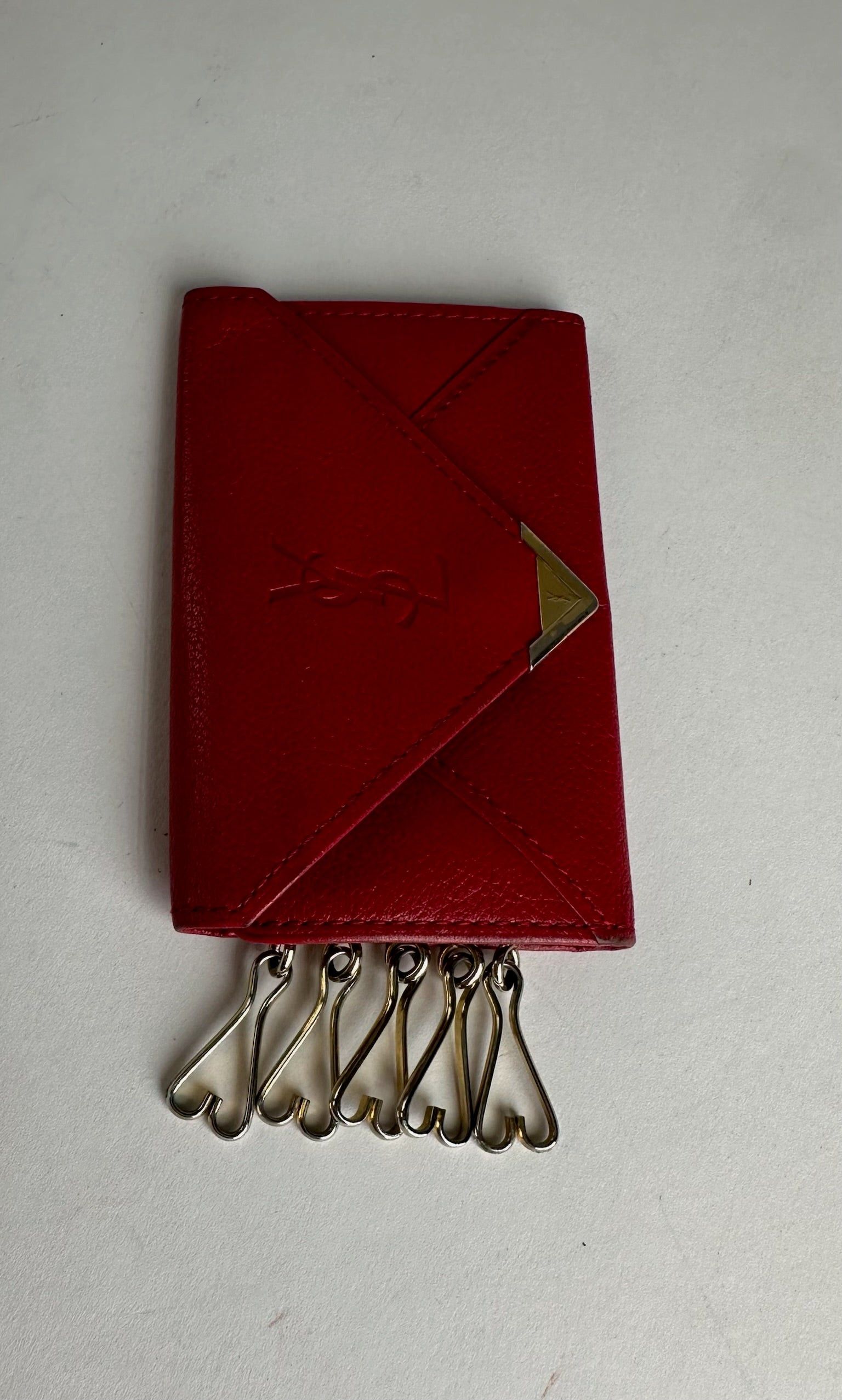 Other Vintage Yves Saint Laurent Leather Card Holder \ Key Holder Size ONE SIZE - 6 Thumbnail