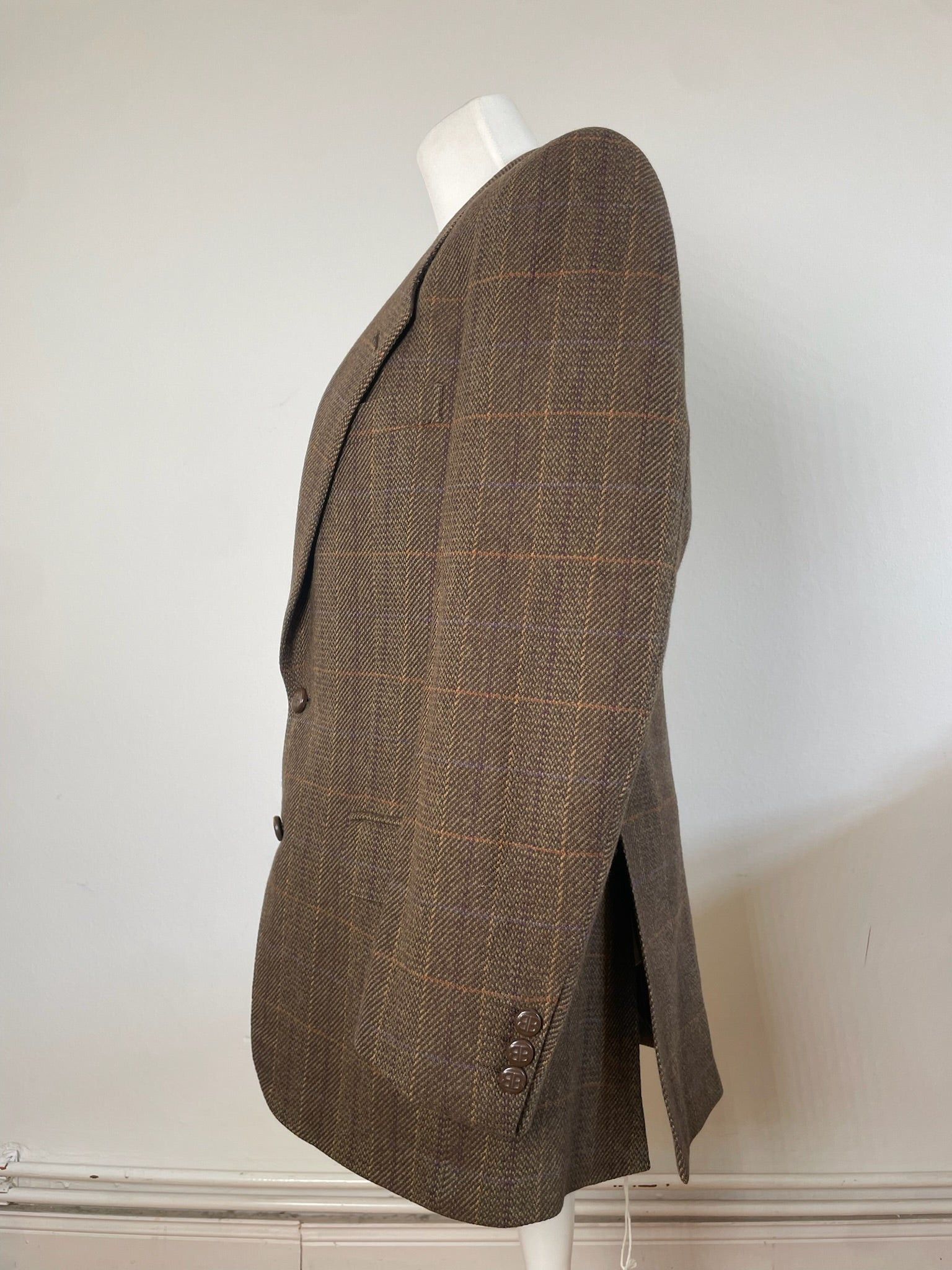 Balenciaga Vintage Wool Blazer Brown Size M / US 6-8 / IT 42-44 - 2 Thumbnail