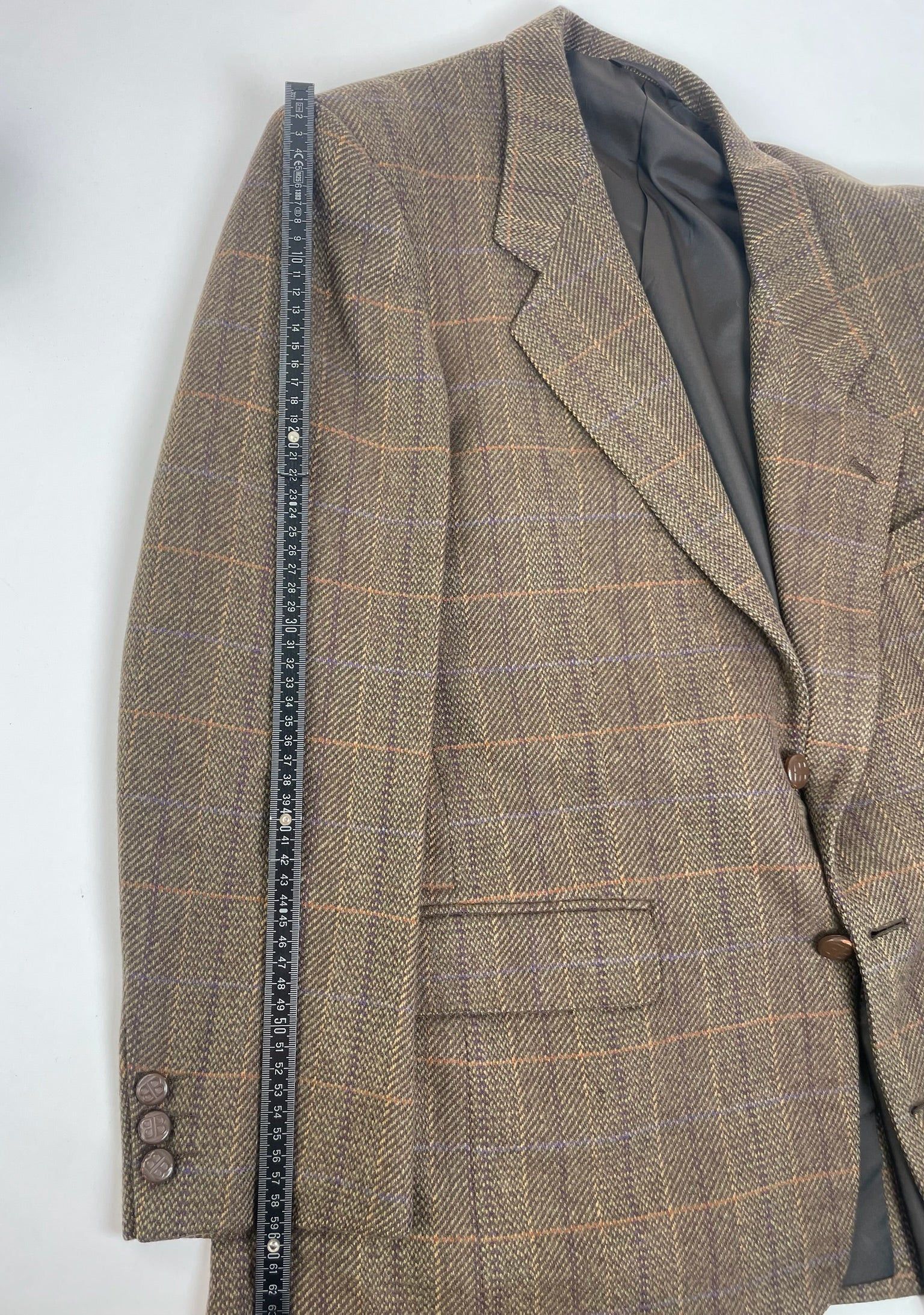 Balenciaga Vintage Wool Blazer Brown Size M / US 6-8 / IT 42-44 - 8 Thumbnail
