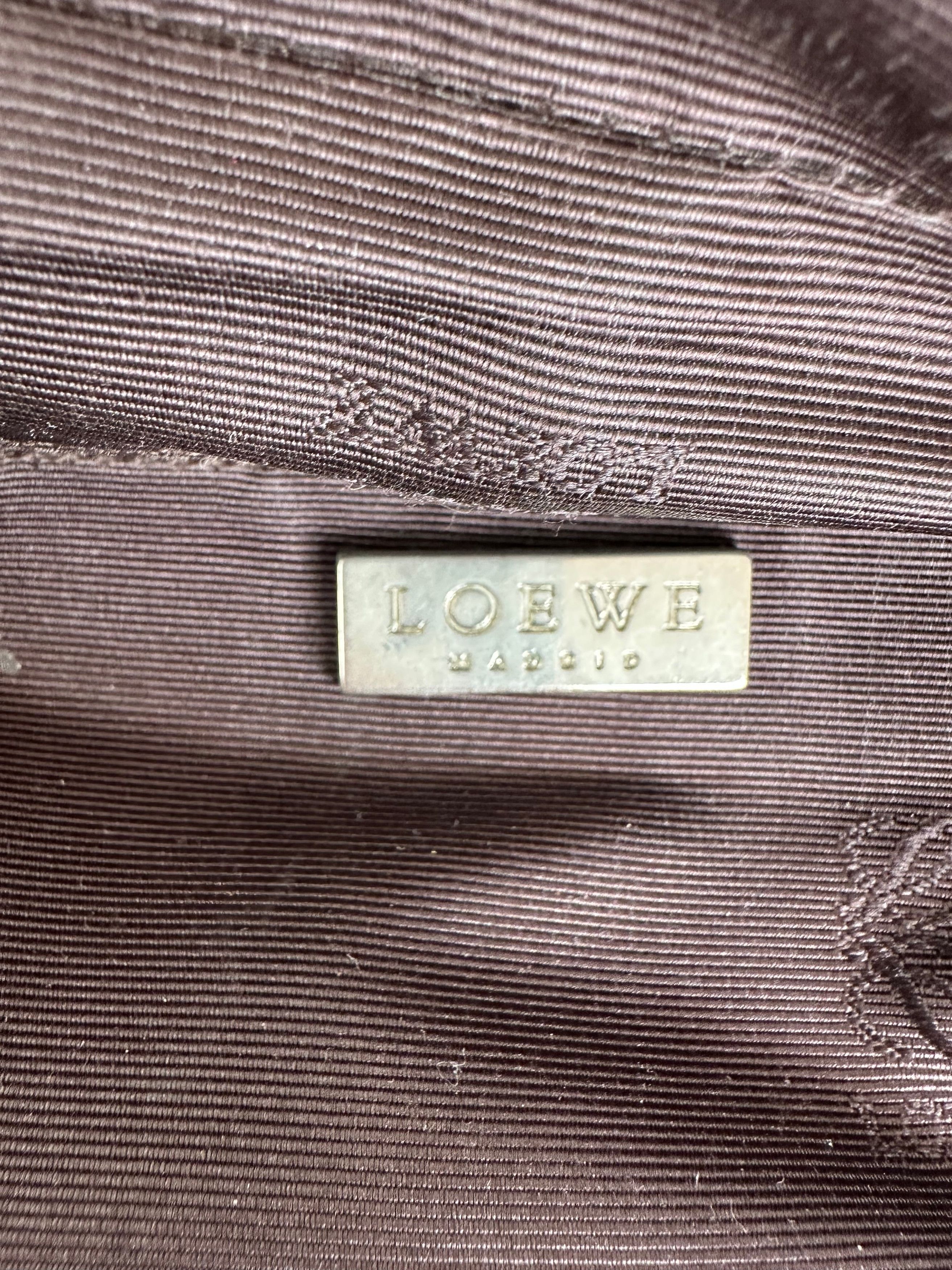 Loewe Vintage Madrid Logo Leather Clutch Brown Size ONE SIZE - 4 Thumbnail