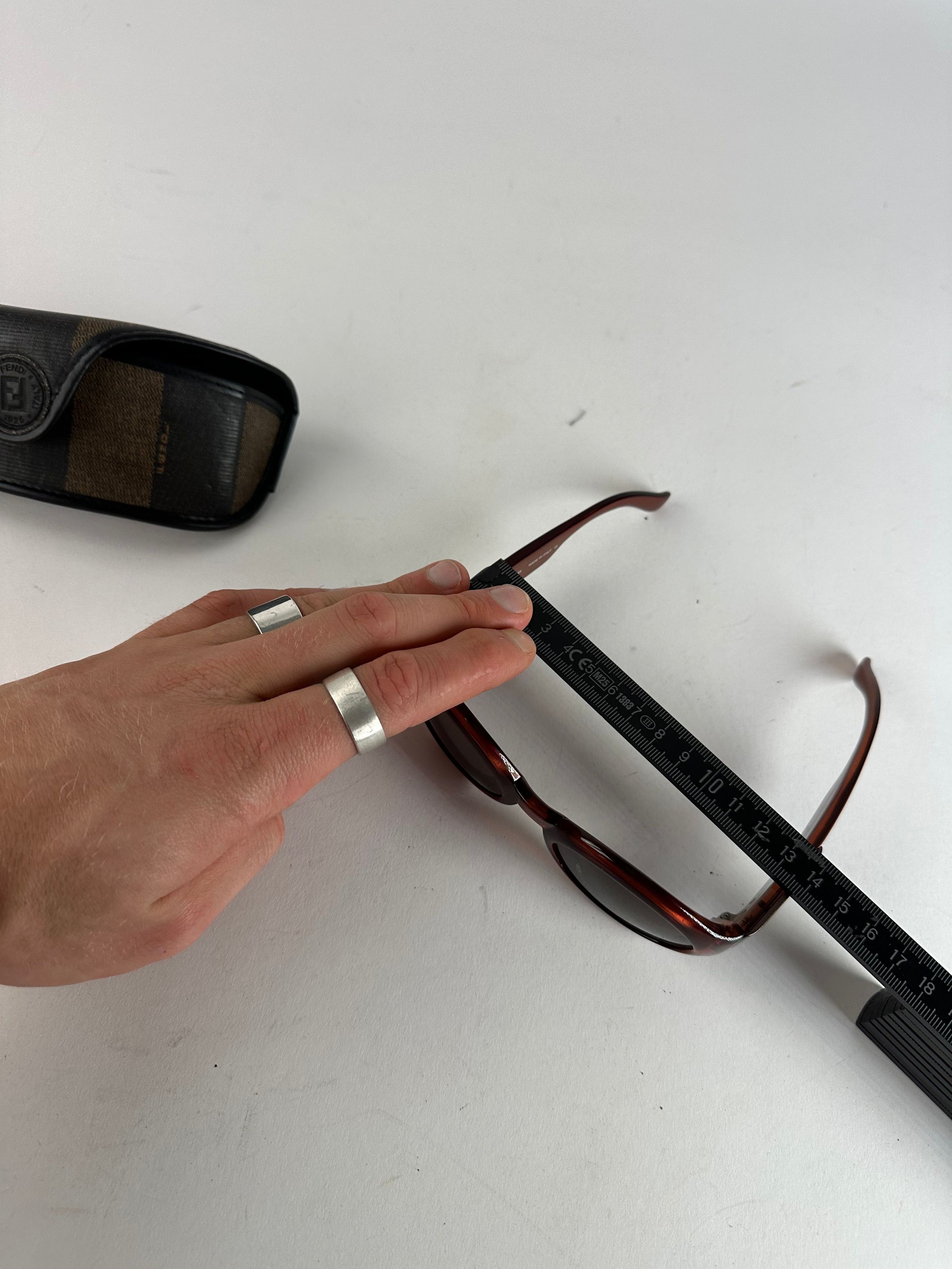 Fendi Vintage Roma Sunglasses Brown Size ONE SIZE - 3 Thumbnail