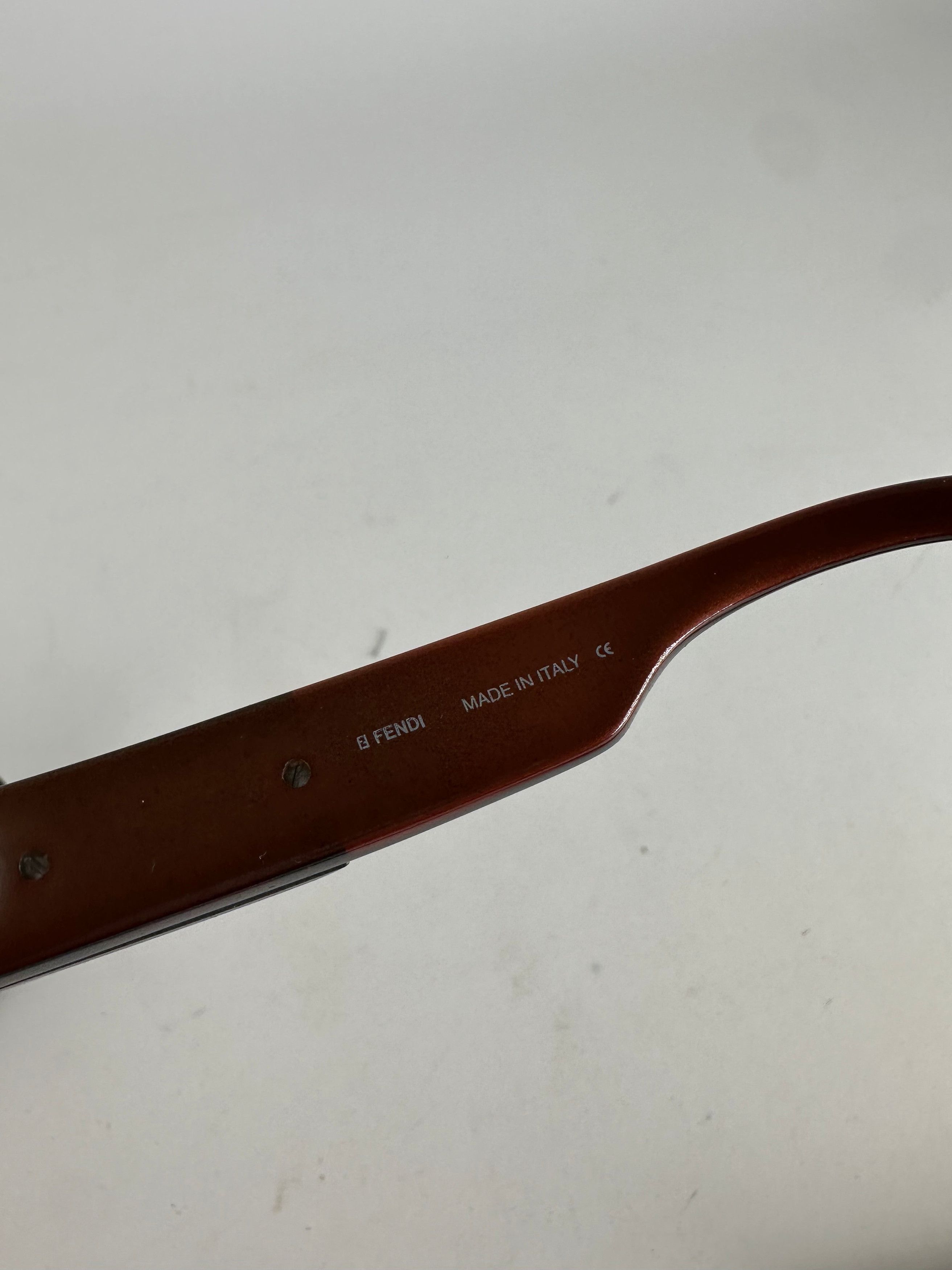 Fendi Vintage Roma Sunglasses Brown Size ONE SIZE - 8 Thumbnail