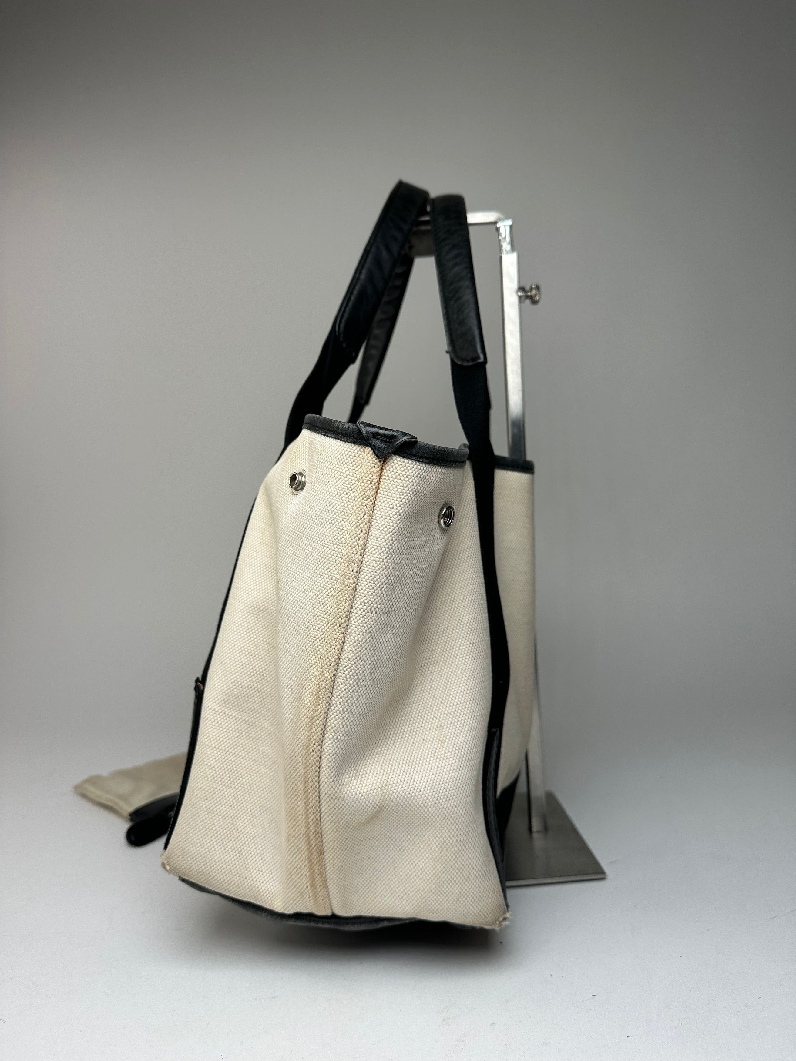 Balenciaga Vintage Tote Bag Black White Size ONE SIZE - 7 Thumbnail