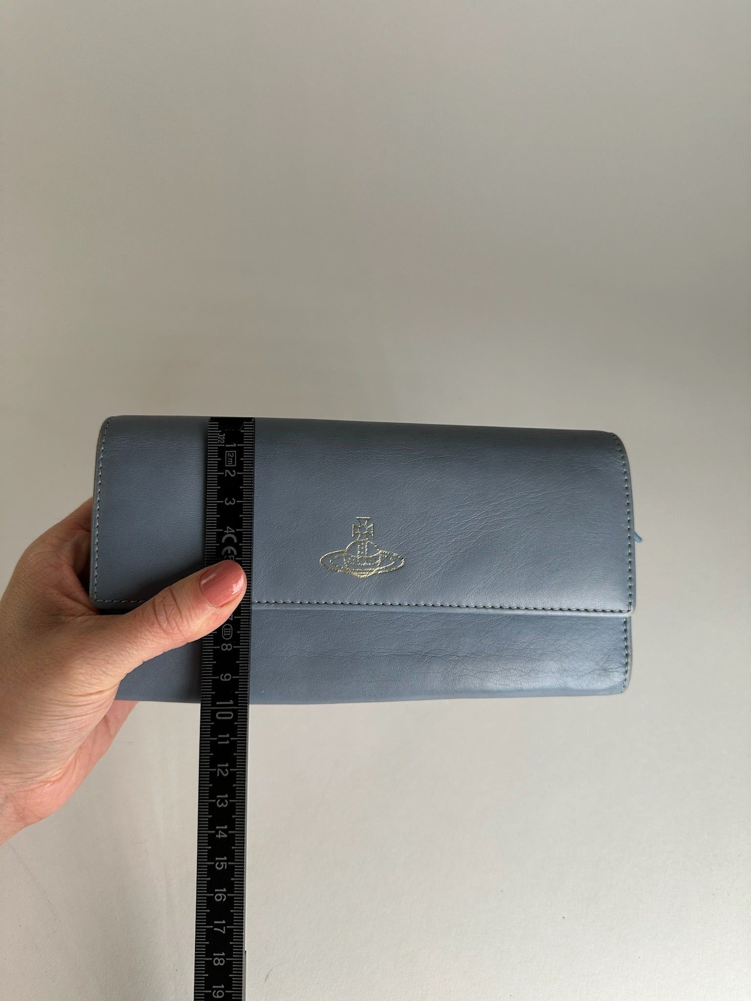 Vivienne Westwood Vintage Leather Wallet Blue Size ONE SIZE - 9 Thumbnail