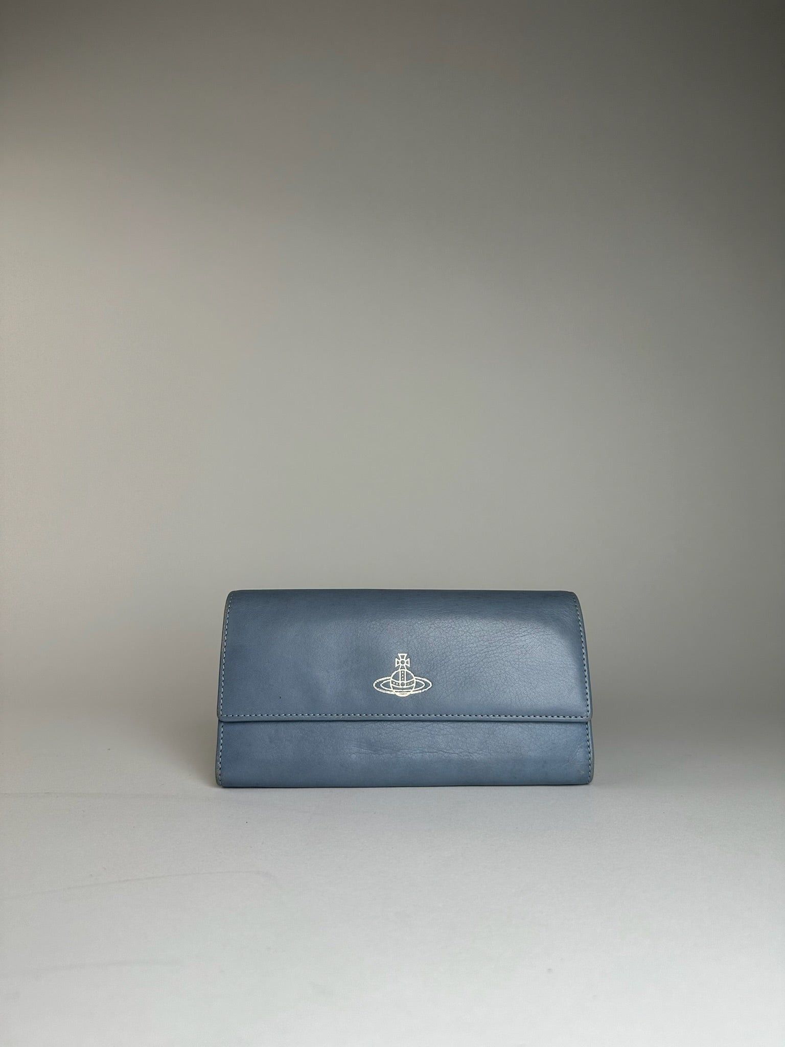 Vivienne Westwood Vintage Leather Wallet Blue Size ONE SIZE - 5 Thumbnail