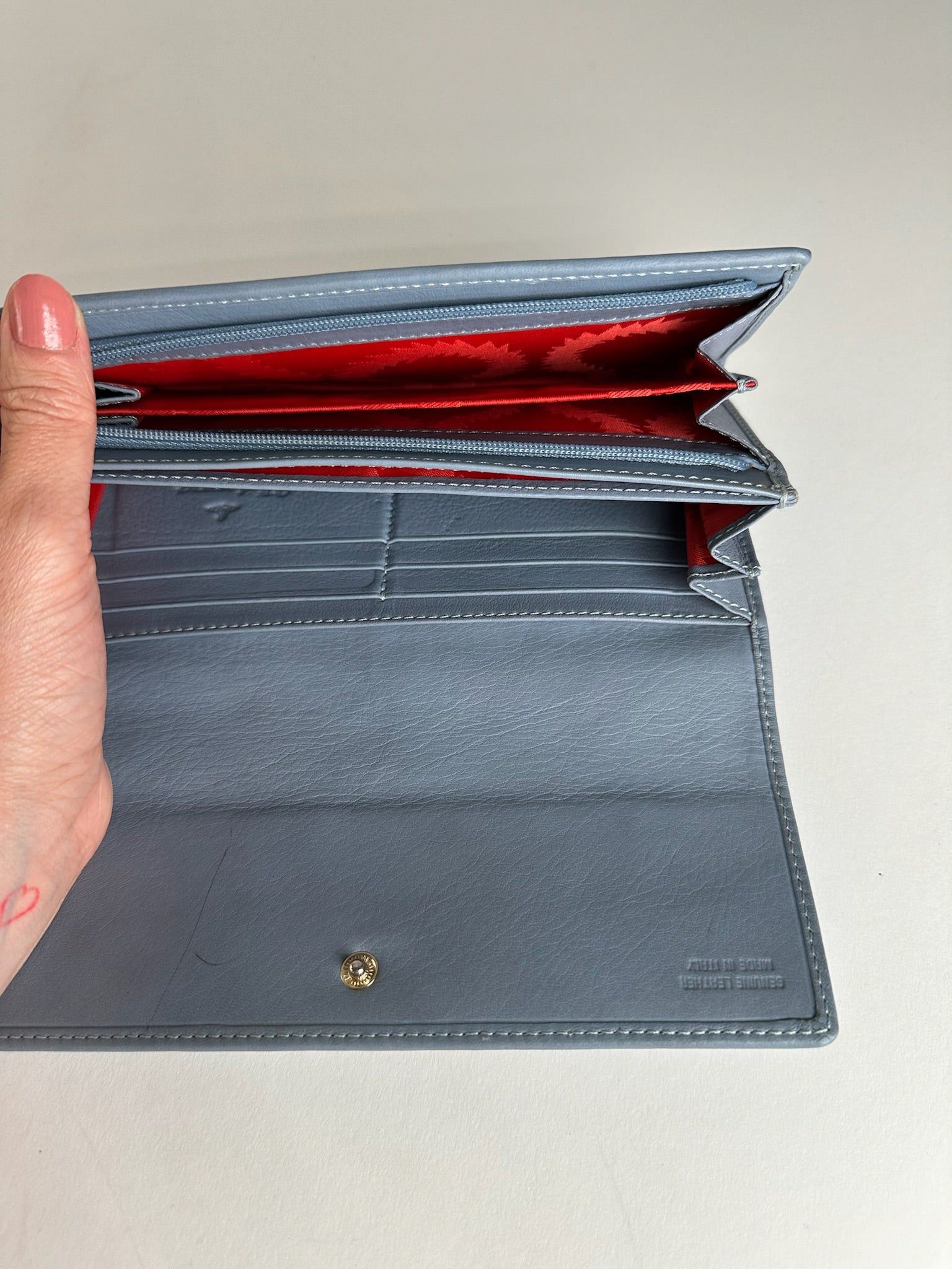 Vivienne Westwood Vintage Leather Wallet Blue Size ONE SIZE - 3 Thumbnail