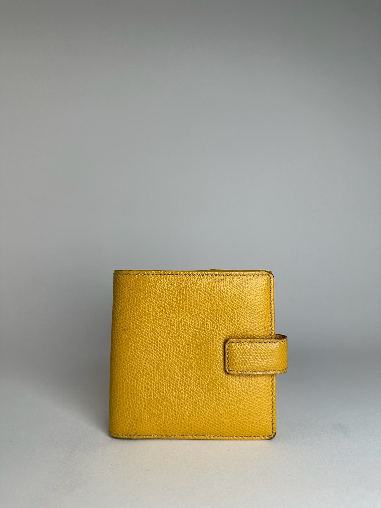 Loewe Vintage Anagram Snake Emblossed Leather Wallet Yellow Size ONE SIZE - 2 Thumbnail