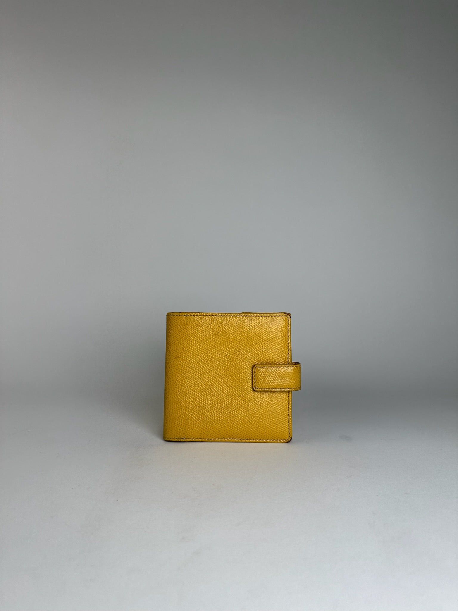 Loewe Vintage Anagram Snake Emblossed Leather Wallet Yellow Size ONE SIZE - 7 Thumbnail