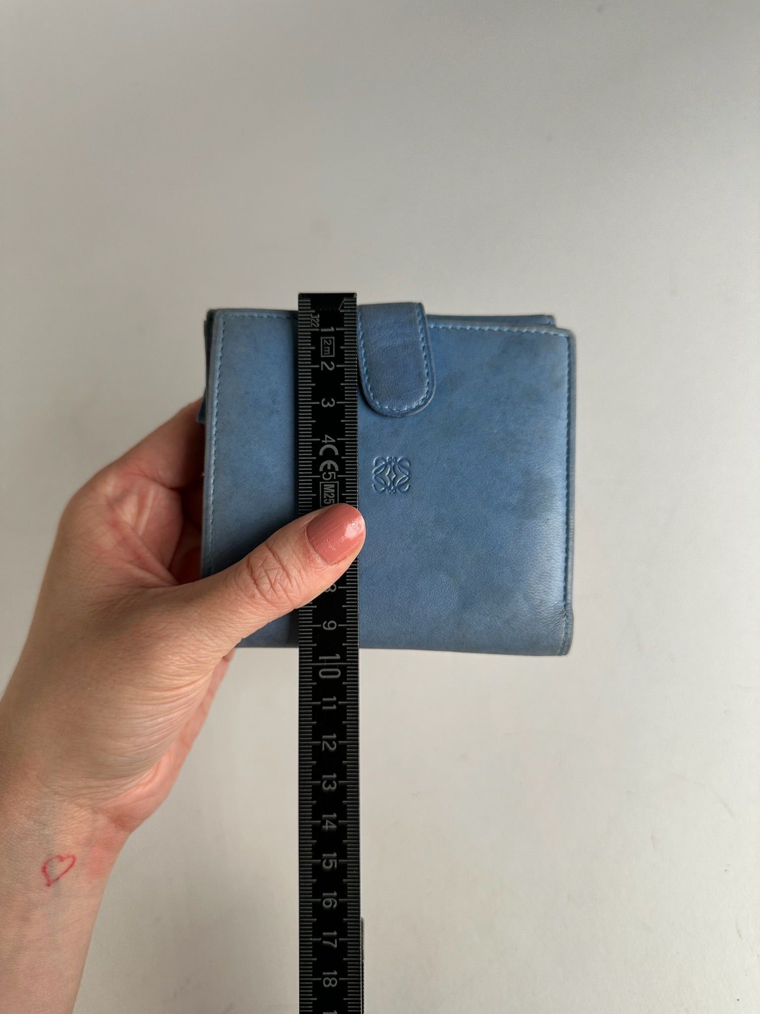 Loewe Vintage Madrid Soft Leather Wallet Blue Size ONE SIZE - 11 Thumbnail