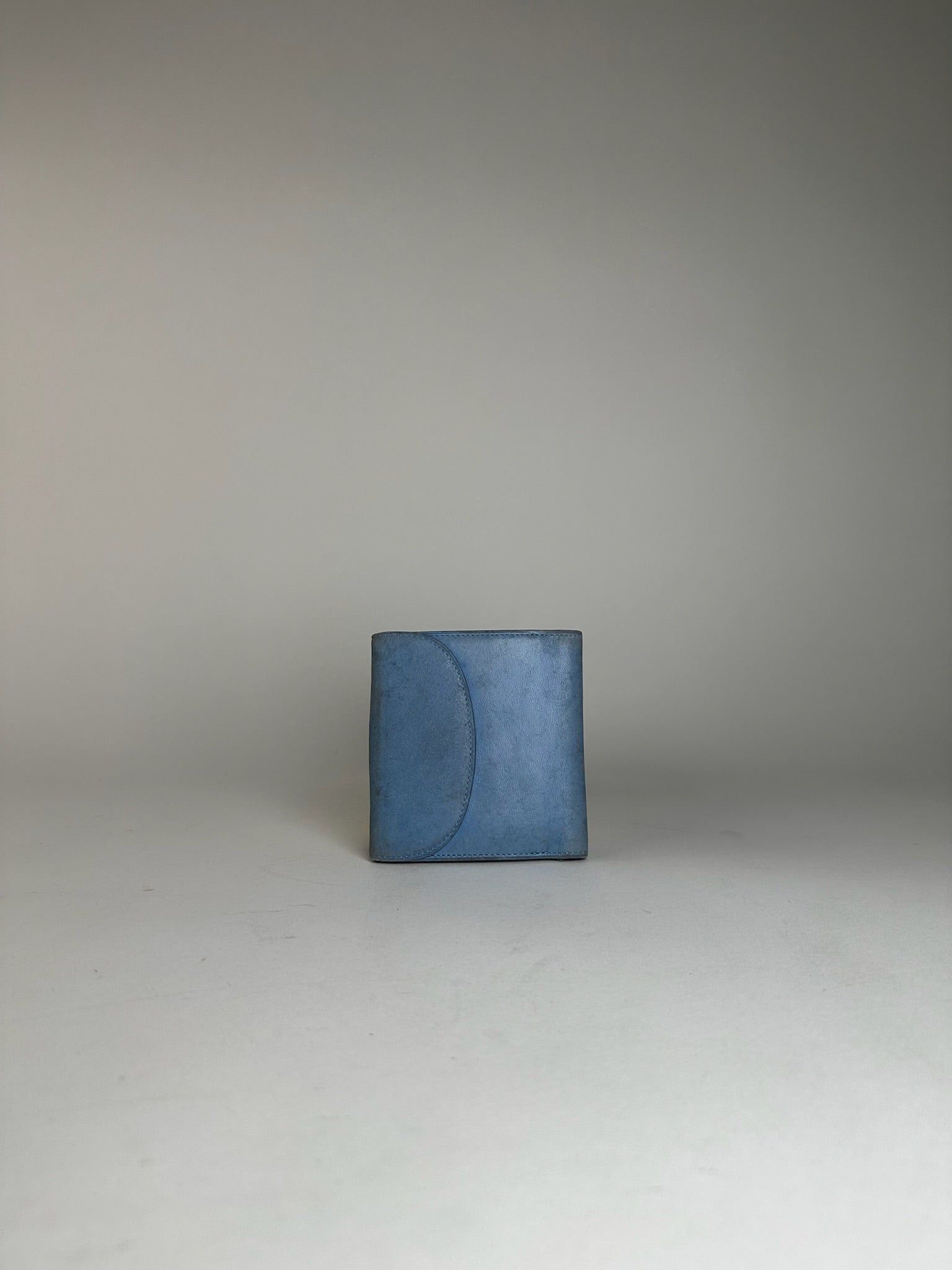 Loewe Vintage Madrid Soft Leather Wallet Blue Size ONE SIZE - 2 Thumbnail