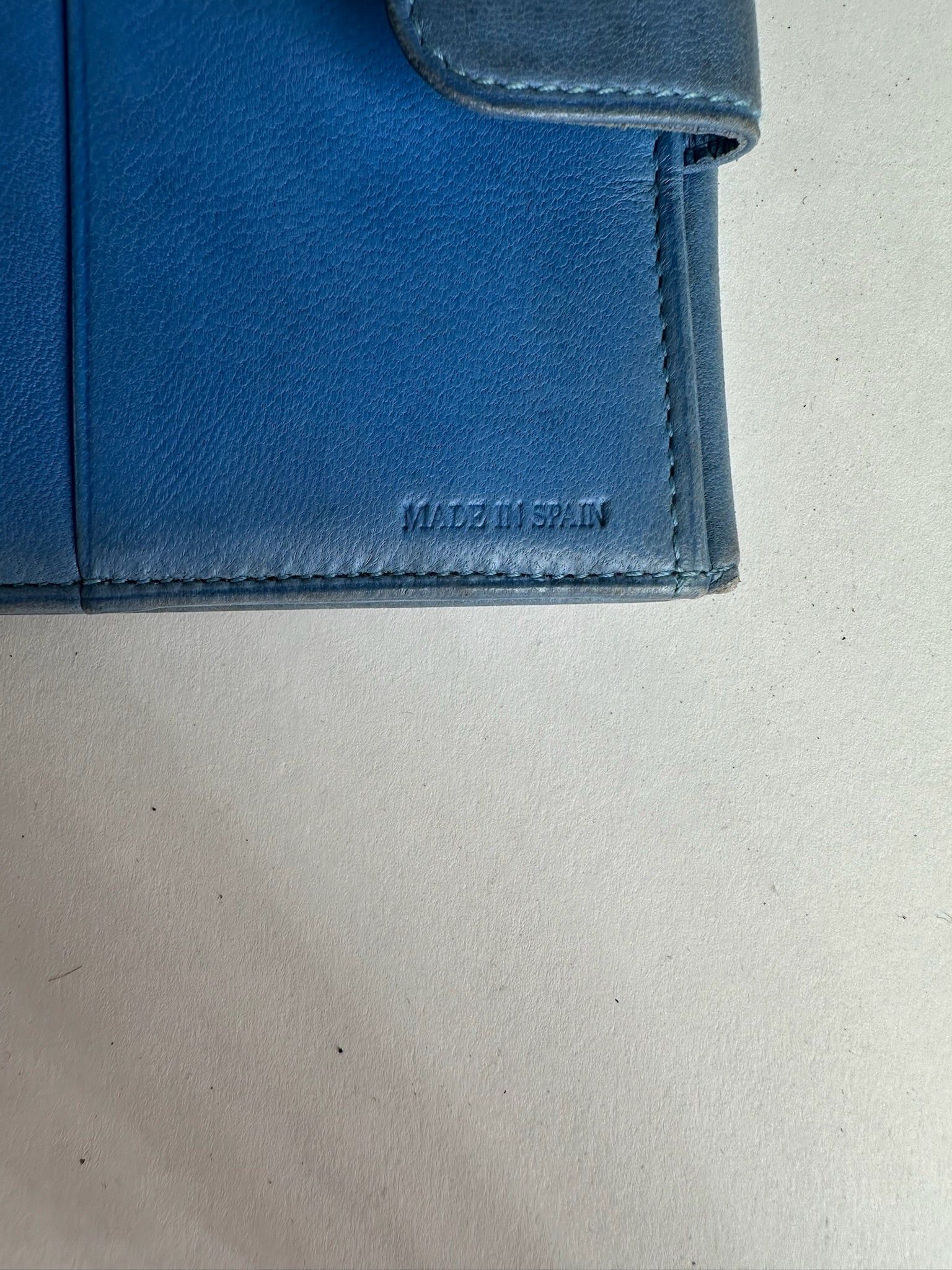 Loewe Vintage Madrid Soft Leather Wallet Blue Size ONE SIZE - 4 Thumbnail