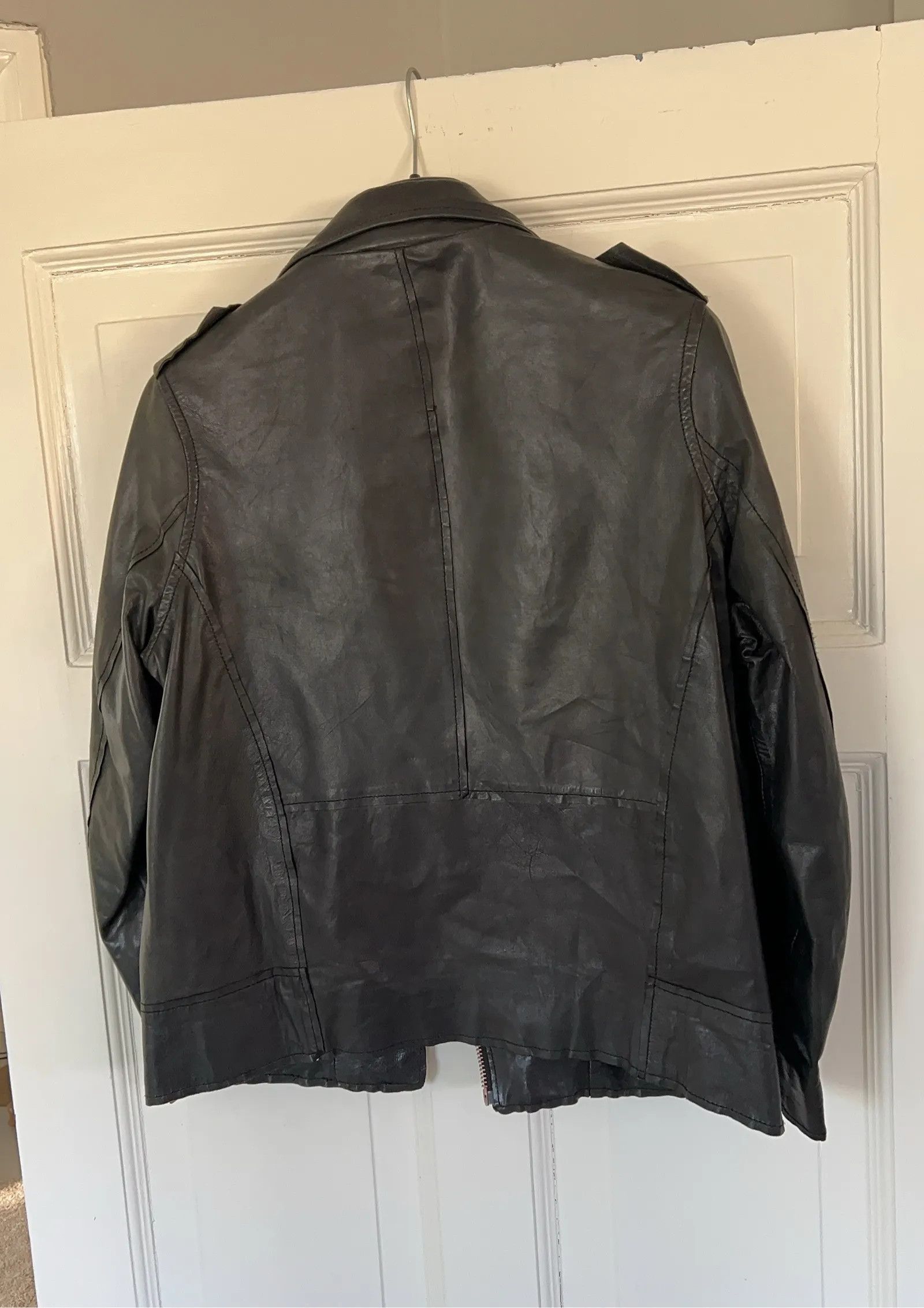 Acne Studios Acne Studios Smith Leather Jacket Size XS / US 0-2 / IT 36-38 - 4 Thumbnail