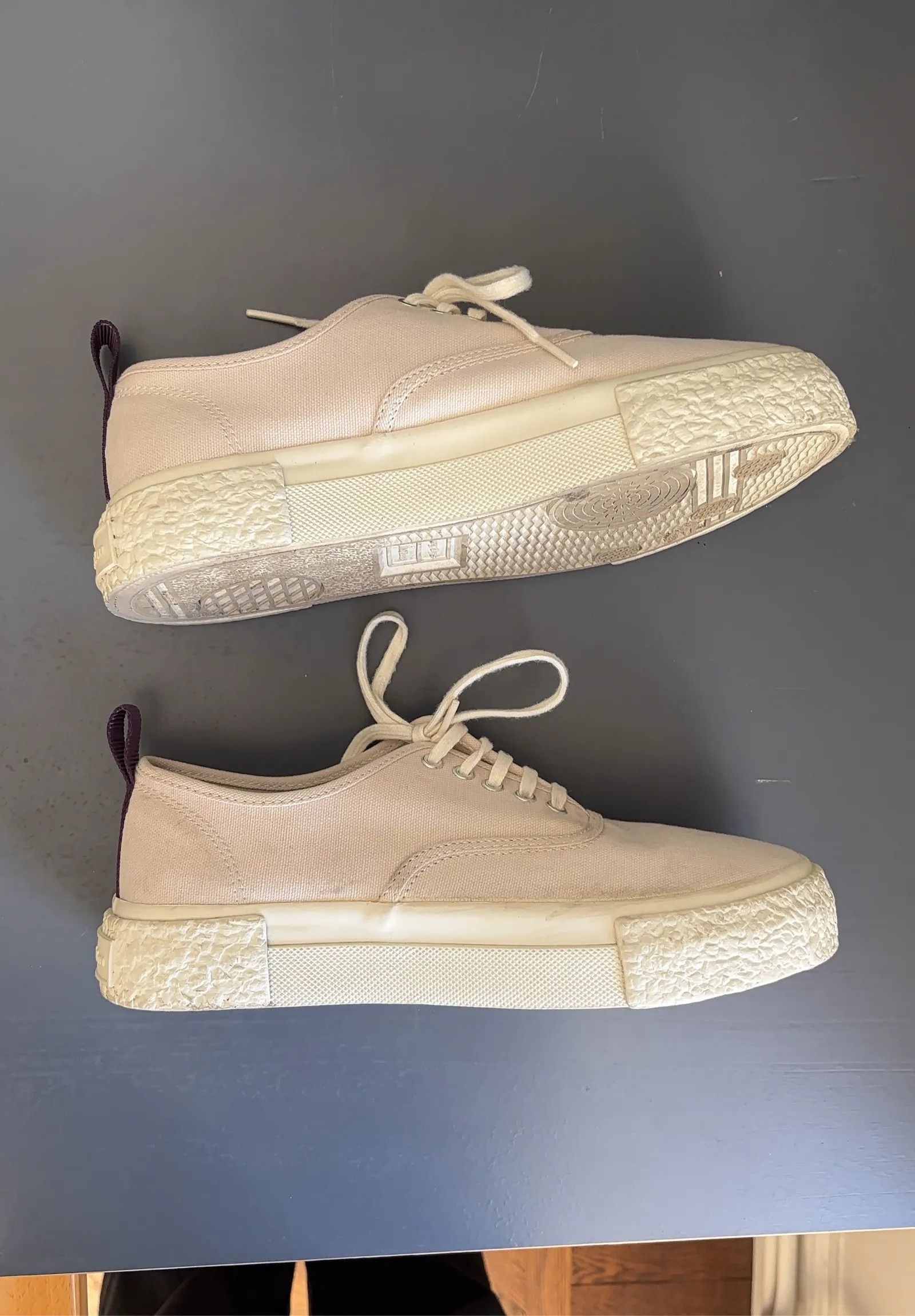 Eytys Eytys x H&M Mother Canvas White Sneakers Size US 9 / IT 39 - 5 Thumbnail