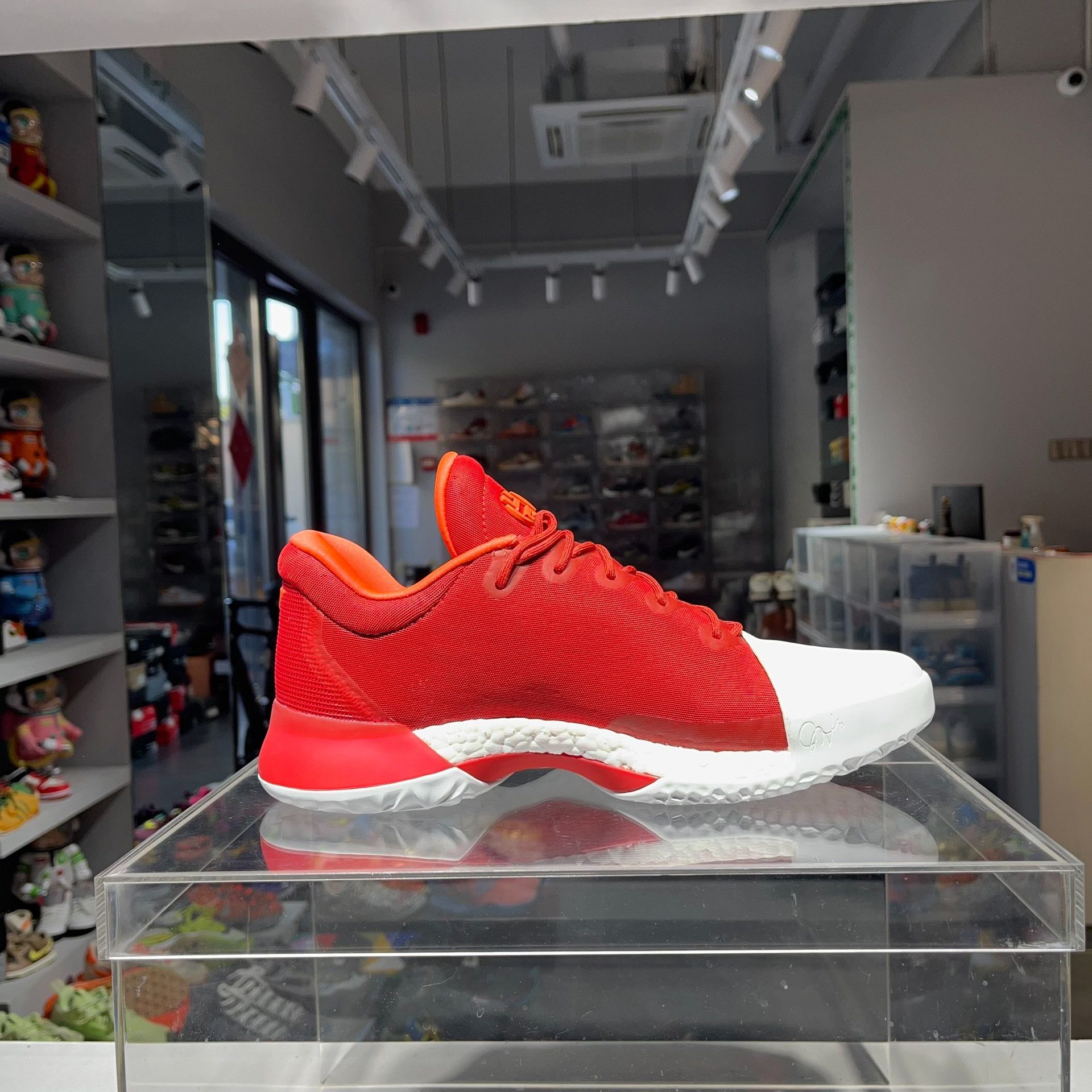 Adidas Adidas Red Lowtop Sneakers 9.5 Men Size US 9.5 / EU 42-43 - 3 Thumbnail