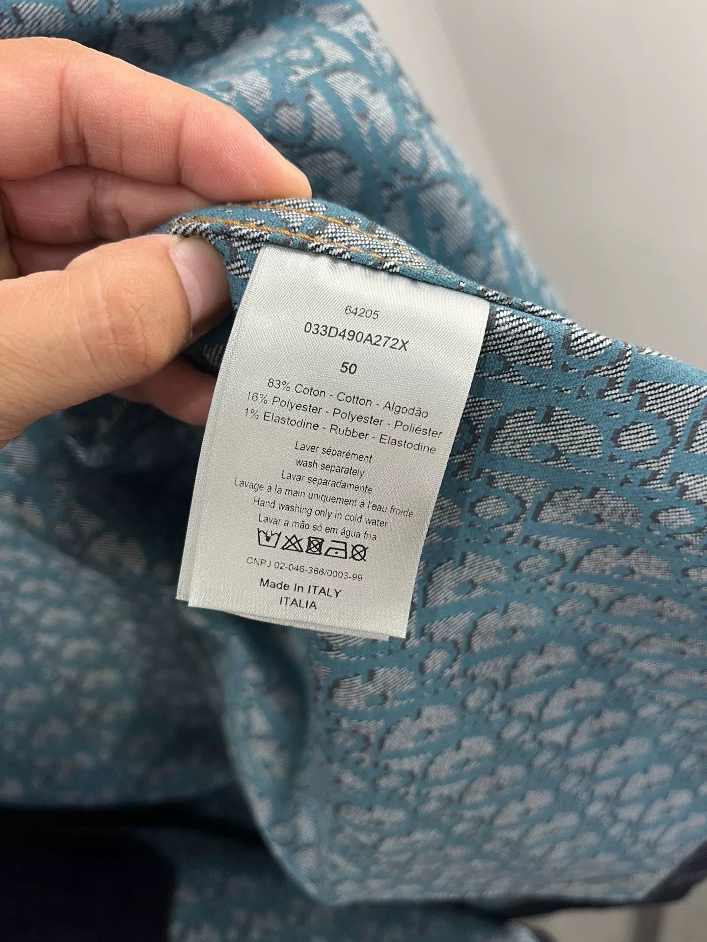 Dior Dior Denim Light Jacket l Men Size US L / EU 52-54 / 3 - 4 Thumbnail