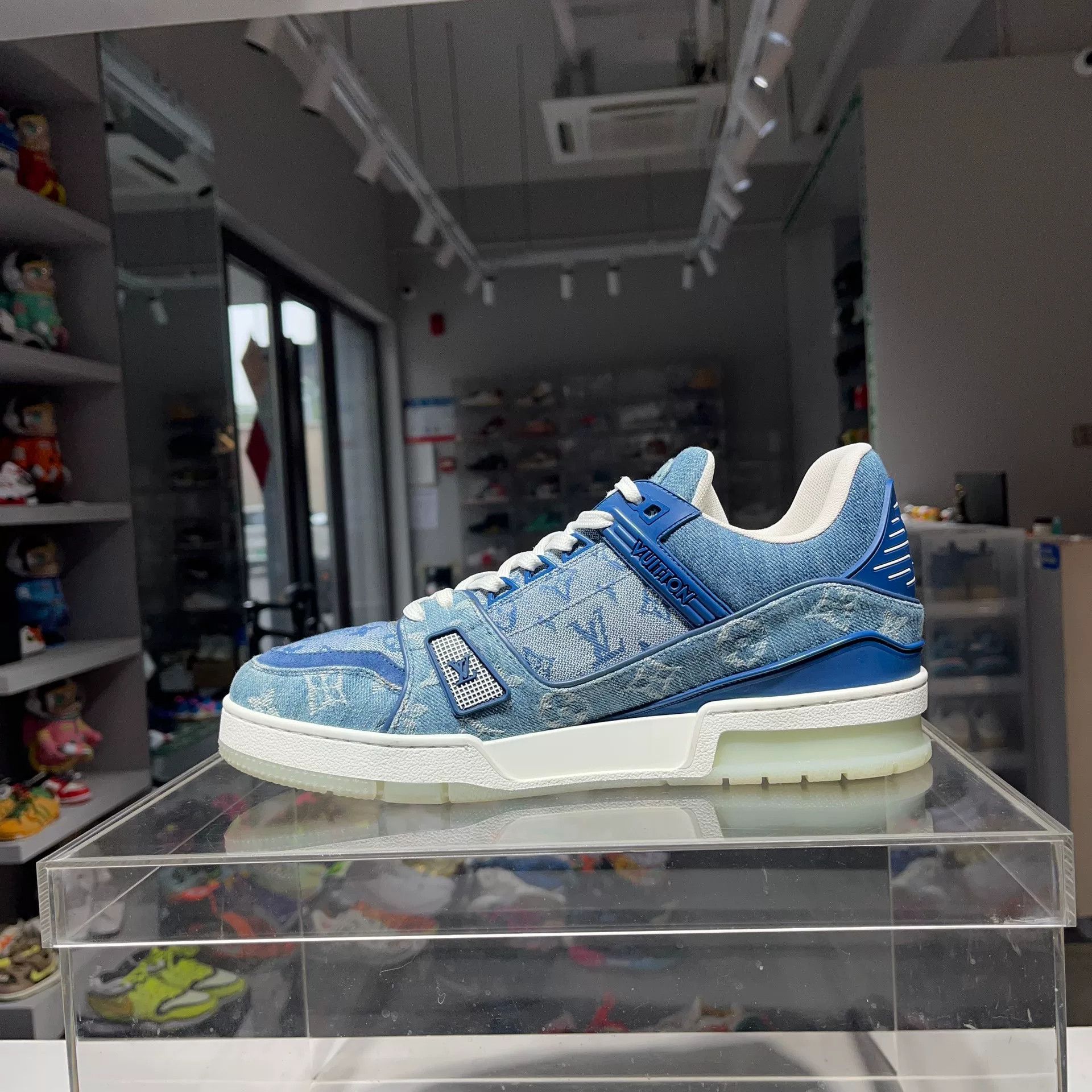 Louis Vuitton Louis Vuitton Training Denim Lowtop Sneakers 8 Men Size US 8 / EU 41 - 6 Thumbnail