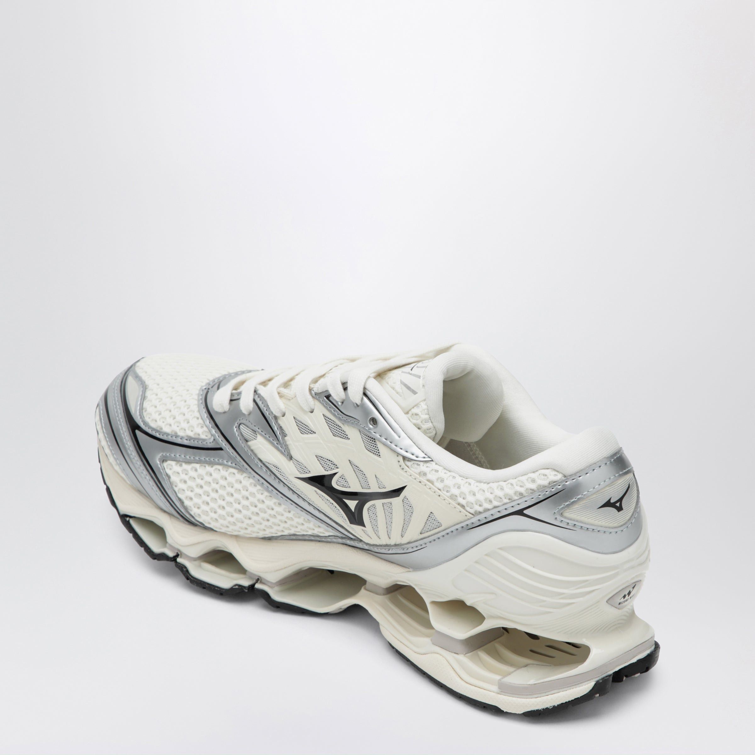 Mizuno Mizuno Wave Prophecy Ls Gtx Sneakers Pristine/Black/Silver Size US 10.5 / EU 43-44 - 2 Thumbnail
