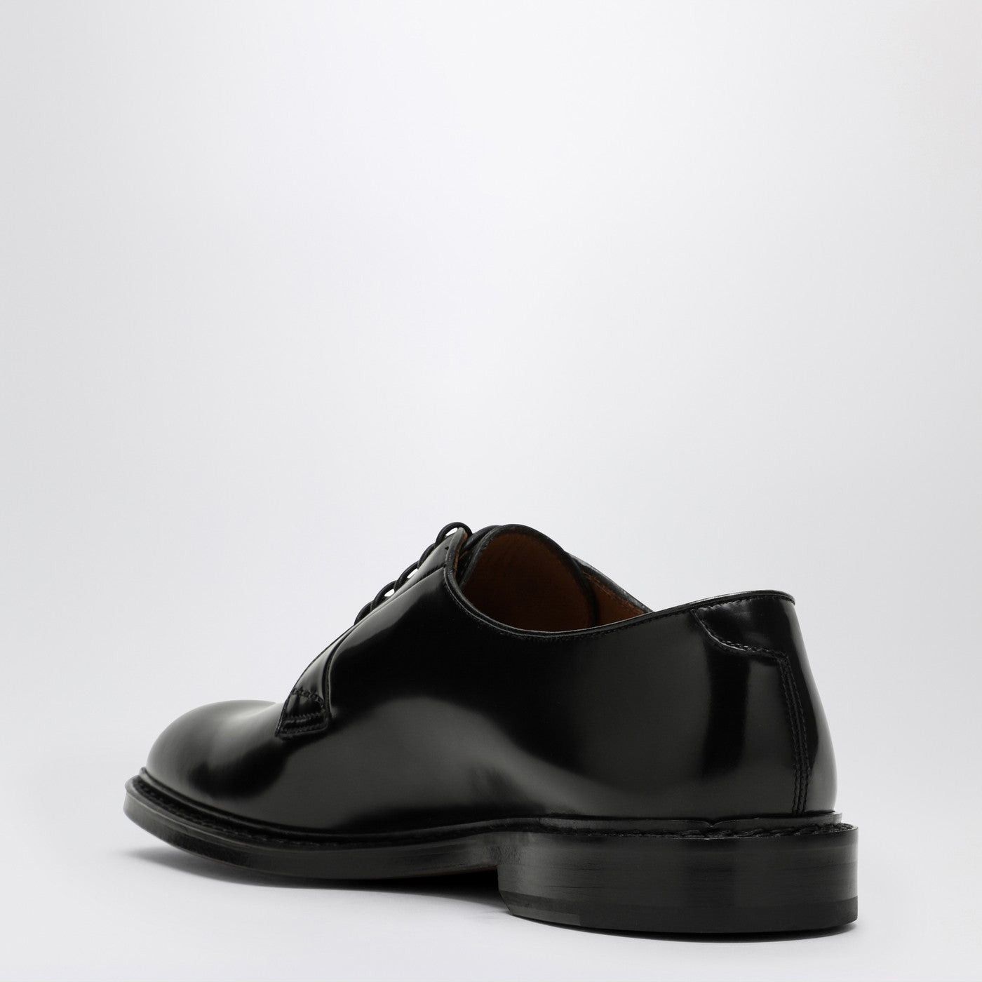 Doucal's Doucal's Low Black Leather Lace-Up Size US 11.5 / EU 44-45 - 2 Thumbnail