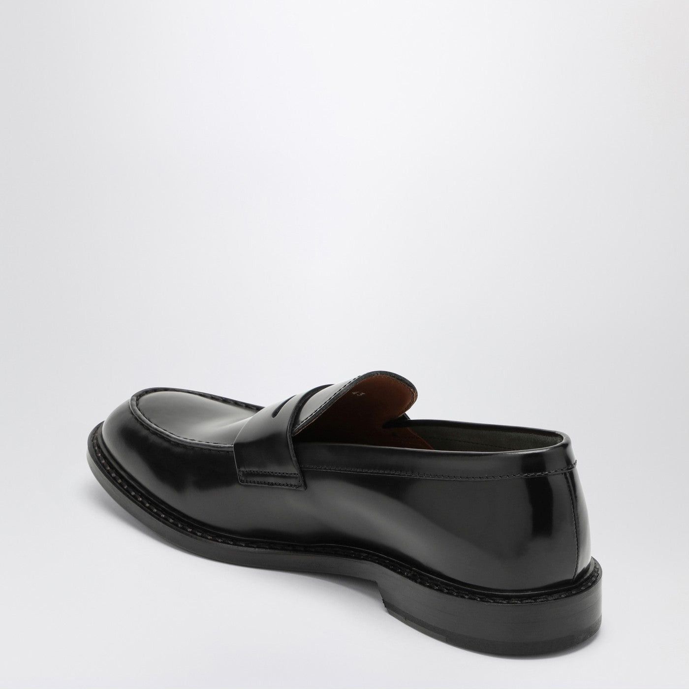 Doucal's Doucal's Black Leather Classic Loafer Size US 10 / EU 43 - 2 Thumbnail