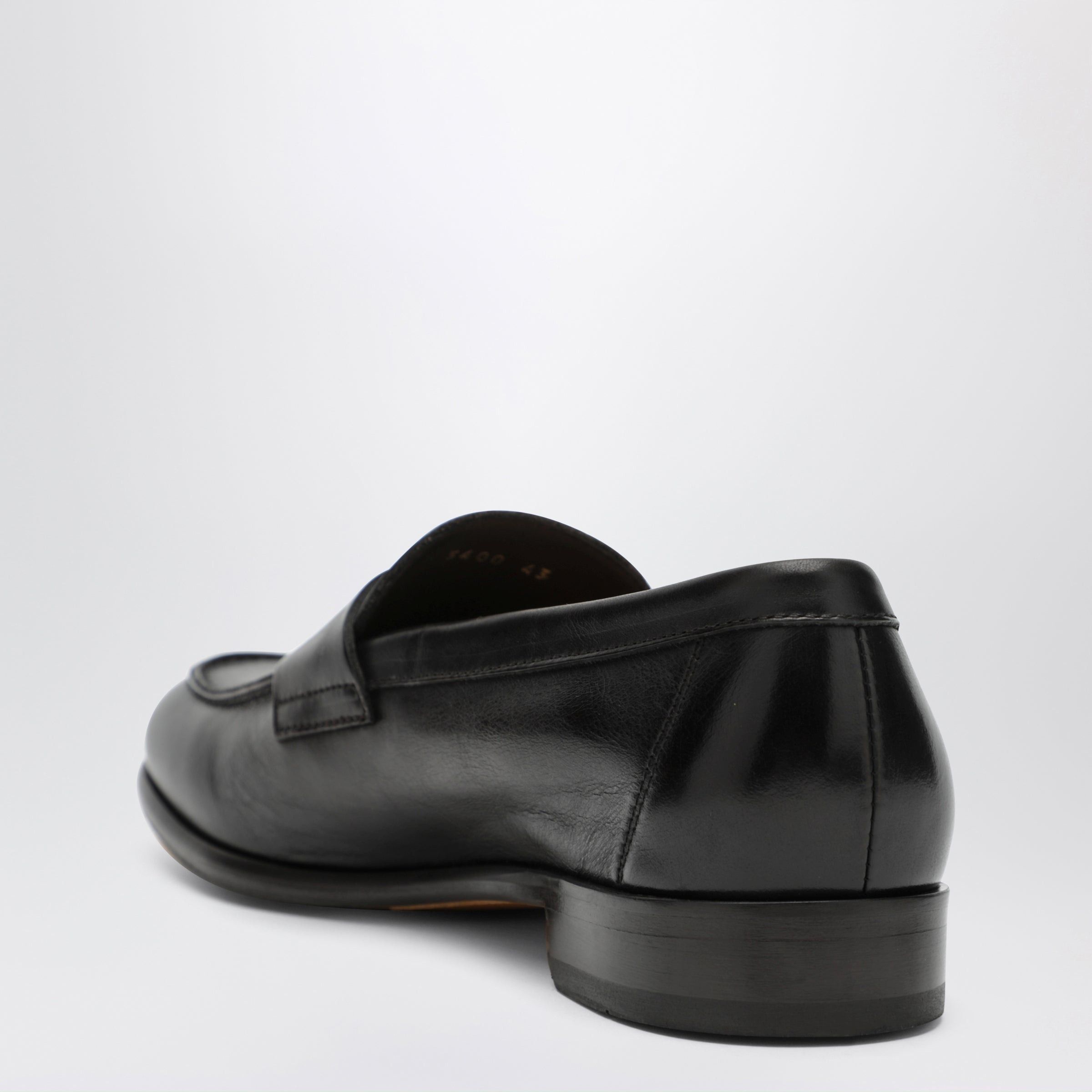 Doucal's Doucal's Brown Penny Loafer In Leather Size US 12 / EU 45 - 2 Thumbnail