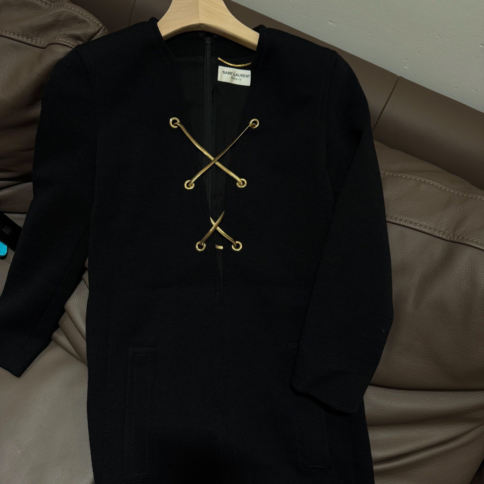 Saint Laurent Paris Saint Laurent Chain Dress Size XXS / US 00 / IT 34 - 3 Thumbnail