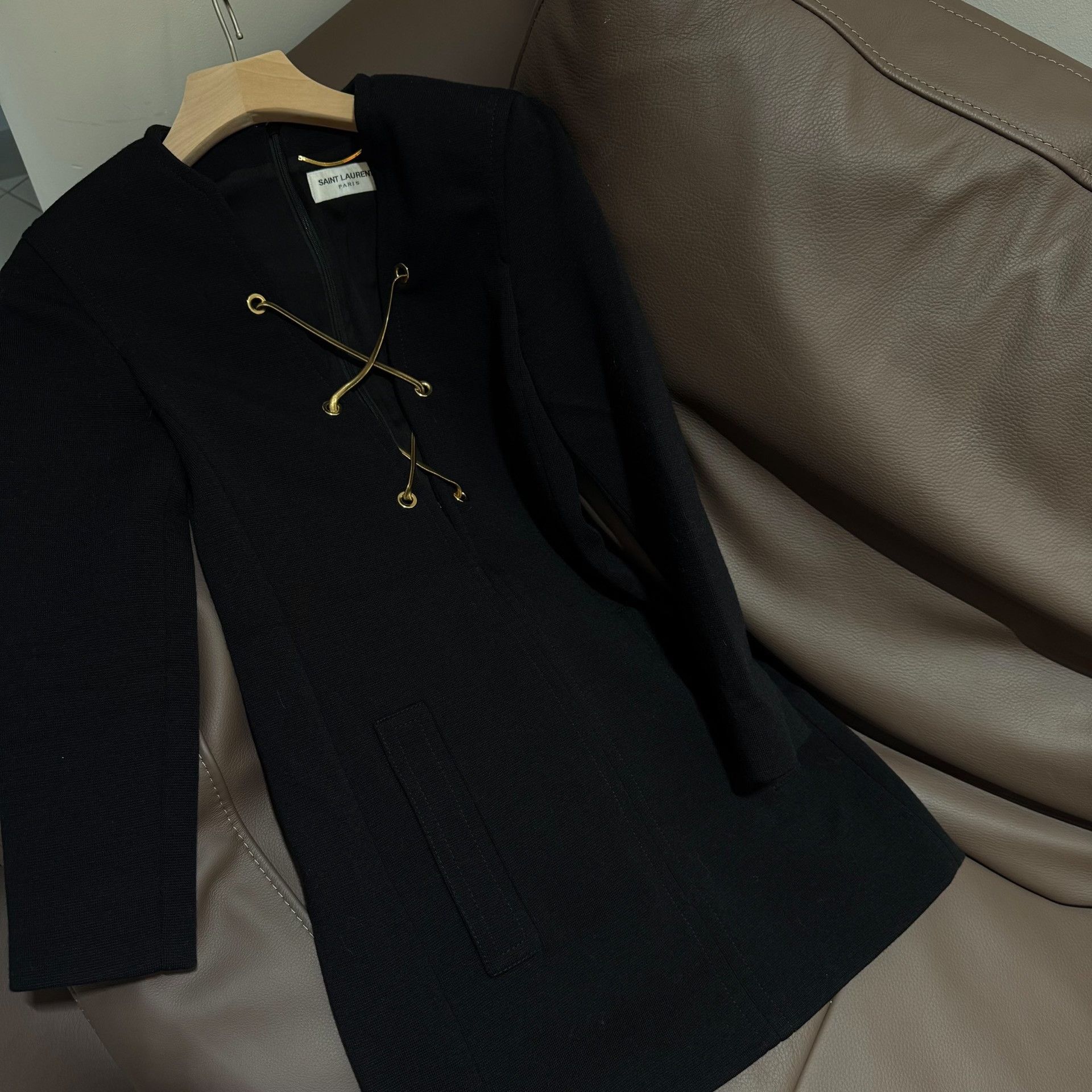 Saint Laurent Paris Saint Laurent Chain Dress Size XXS / US 00 / IT 34 - 2 Thumbnail