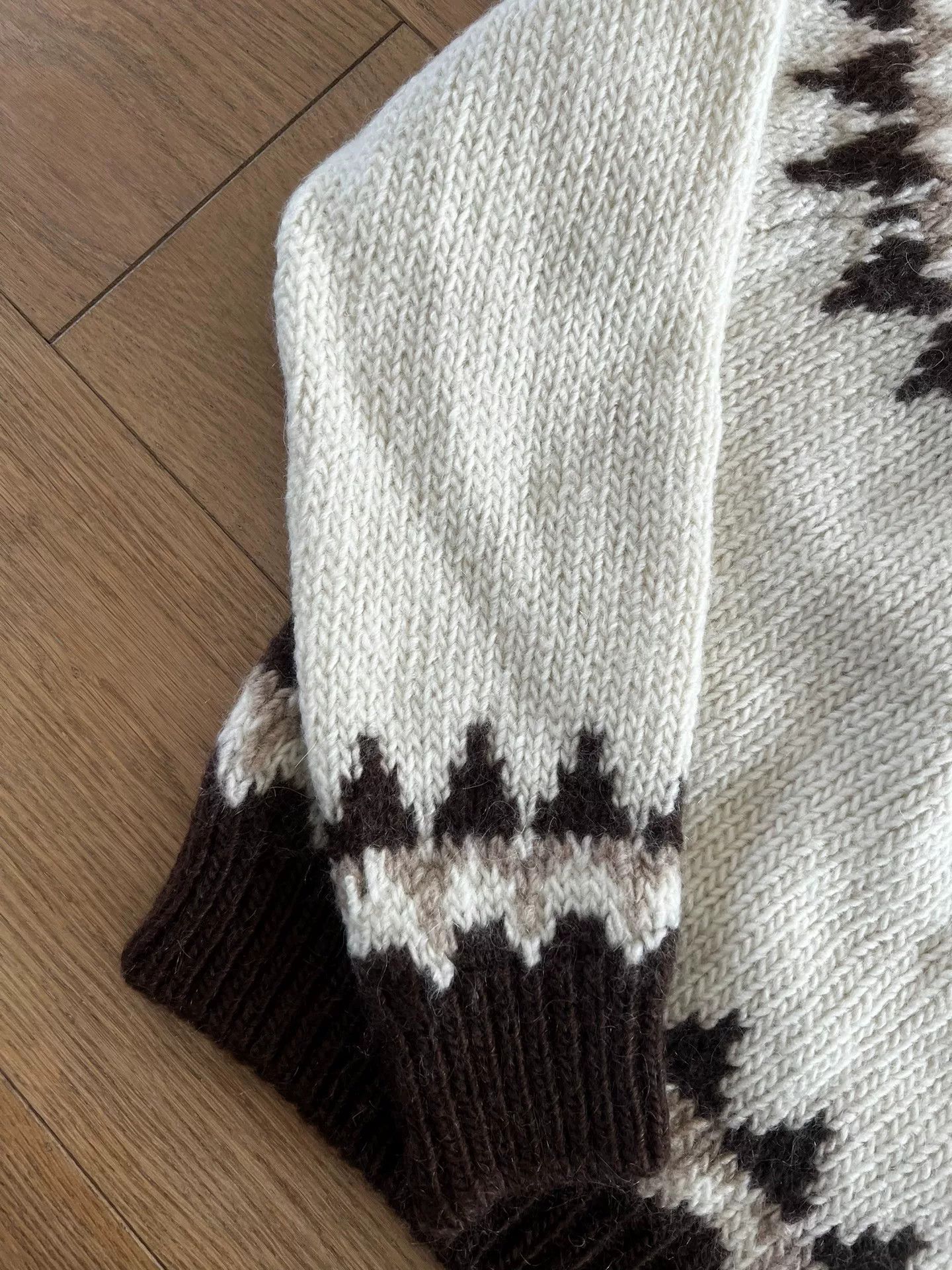 Saint Laurent Paris YSL Saint Laurent Fair Isle Sweater Size L / US 10 / IT 46 - 4 Thumbnail