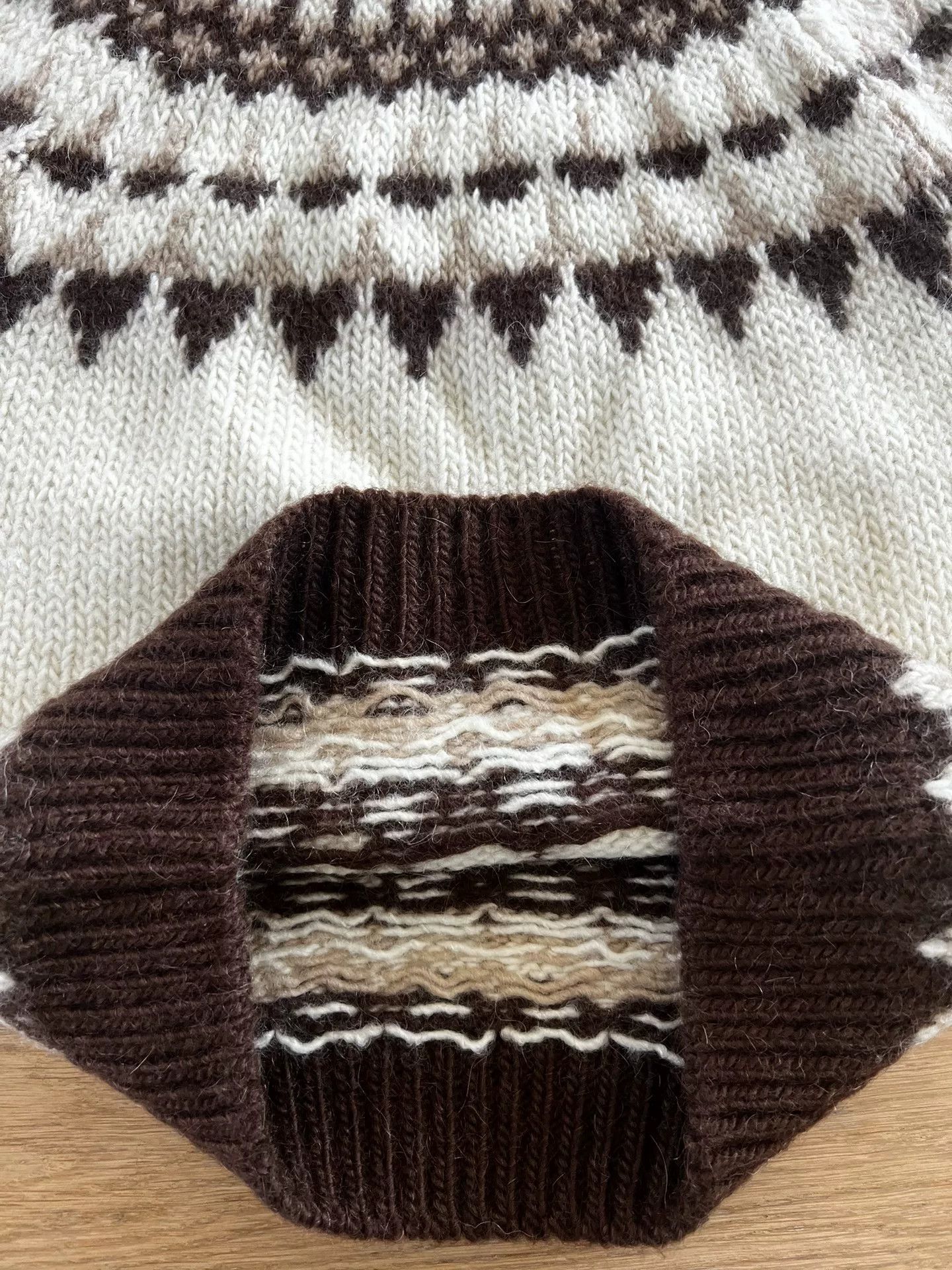 Saint Laurent Paris YSL Saint Laurent Fair Isle Sweater Size L / US 10 / IT 46 - 5 Thumbnail