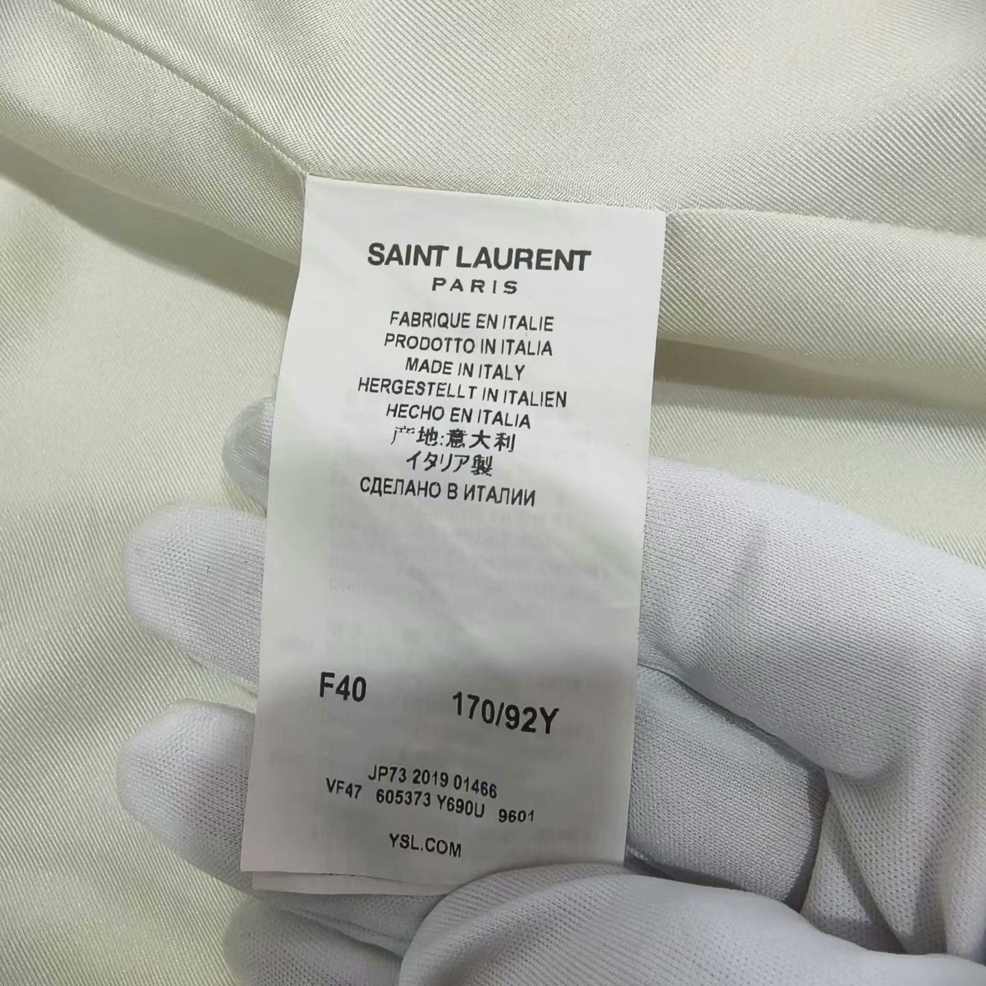 Saint Laurent Paris Yves Saint Laurent Double-Breasted Blazer Size S / US 4 / IT 40 - 4 Thumbnail