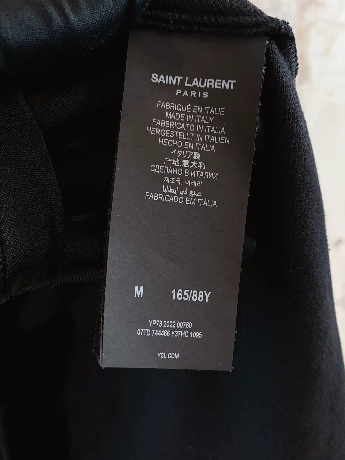 Saint Laurent Paris Saint Laurent YSL Black Sleeveless Polo Top Size M / US 6-8 / IT 42-44 - 8 Thumbnail