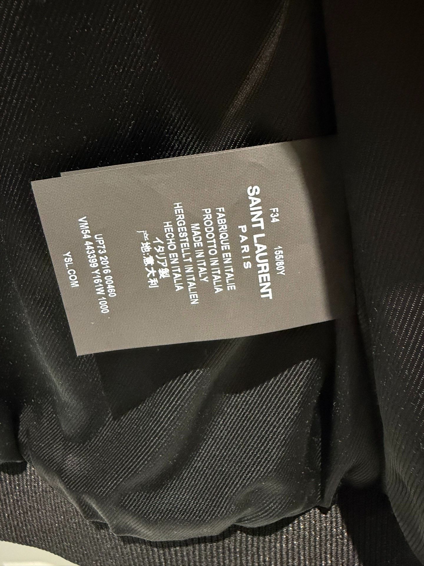 Saint Laurent Paris Saint Laurent 16FW Gold Star Bomber Jacket Size XXS / US 00 / IT 34 - 6 Thumbnail