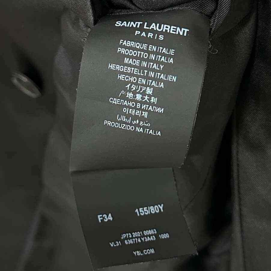 Saint Laurent Paris Limited Edition Black Smoking Blazer Saint Laurent Size XXS / US 00 / IT 34 - 6 Thumbnail